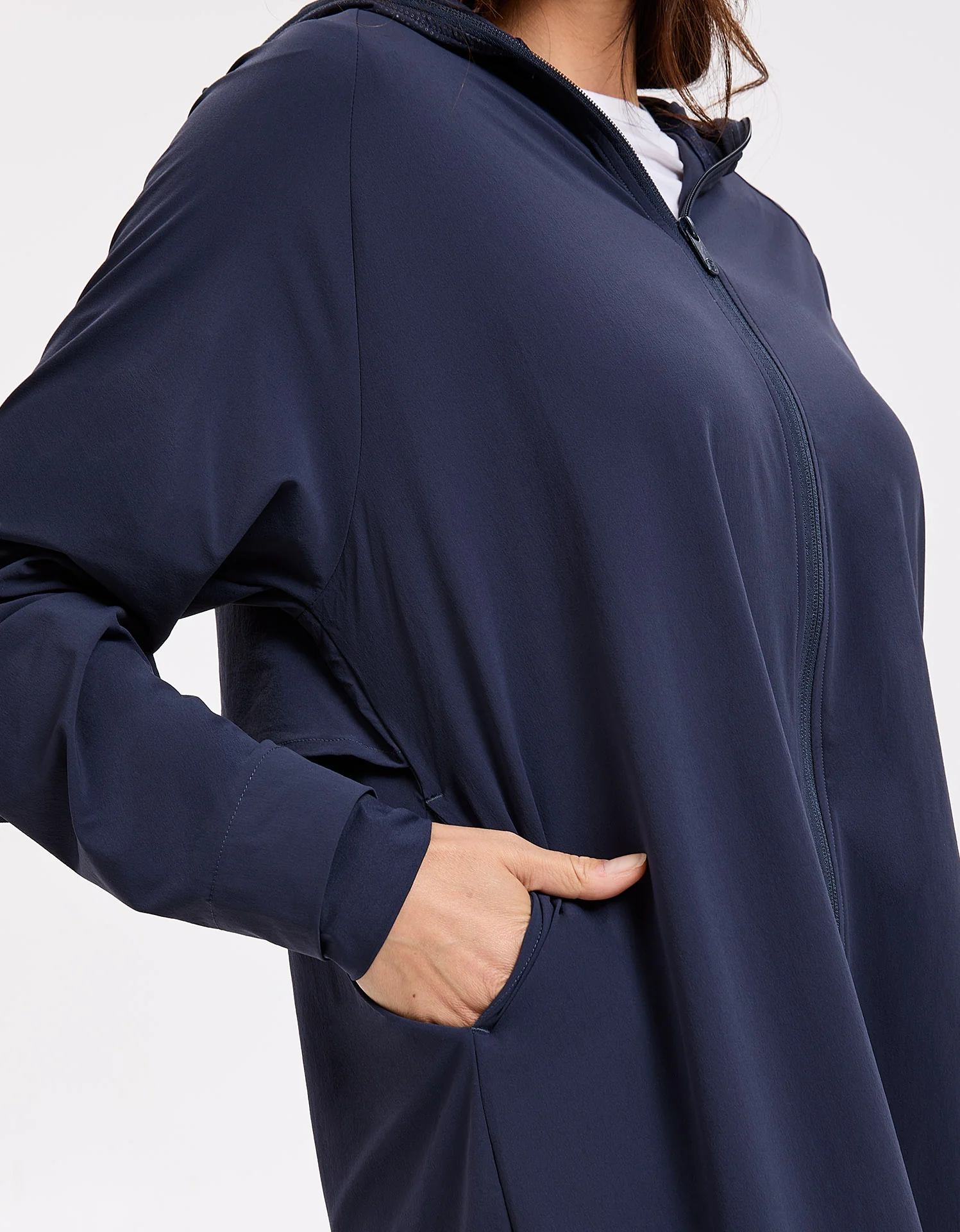 Everlight Loose Fit Long Jacket UPF 50+ - Image 15