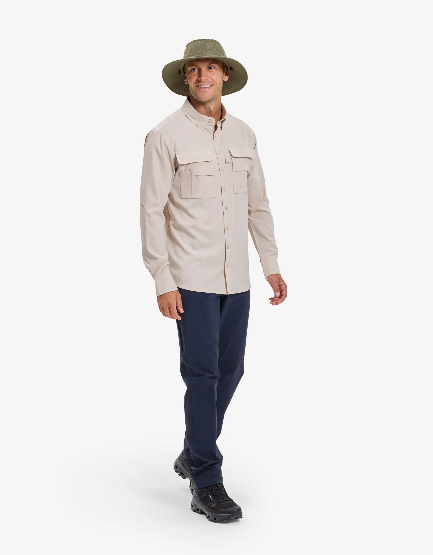 Everyday Broad Brim Sun Hat With Pocket UPF 50+ - Image 10