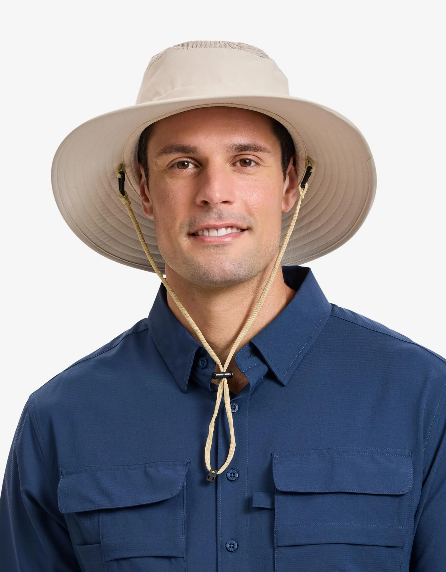 Everyday Broad Brim Sun Hat With Pocket UPF 50+ - Image 3
