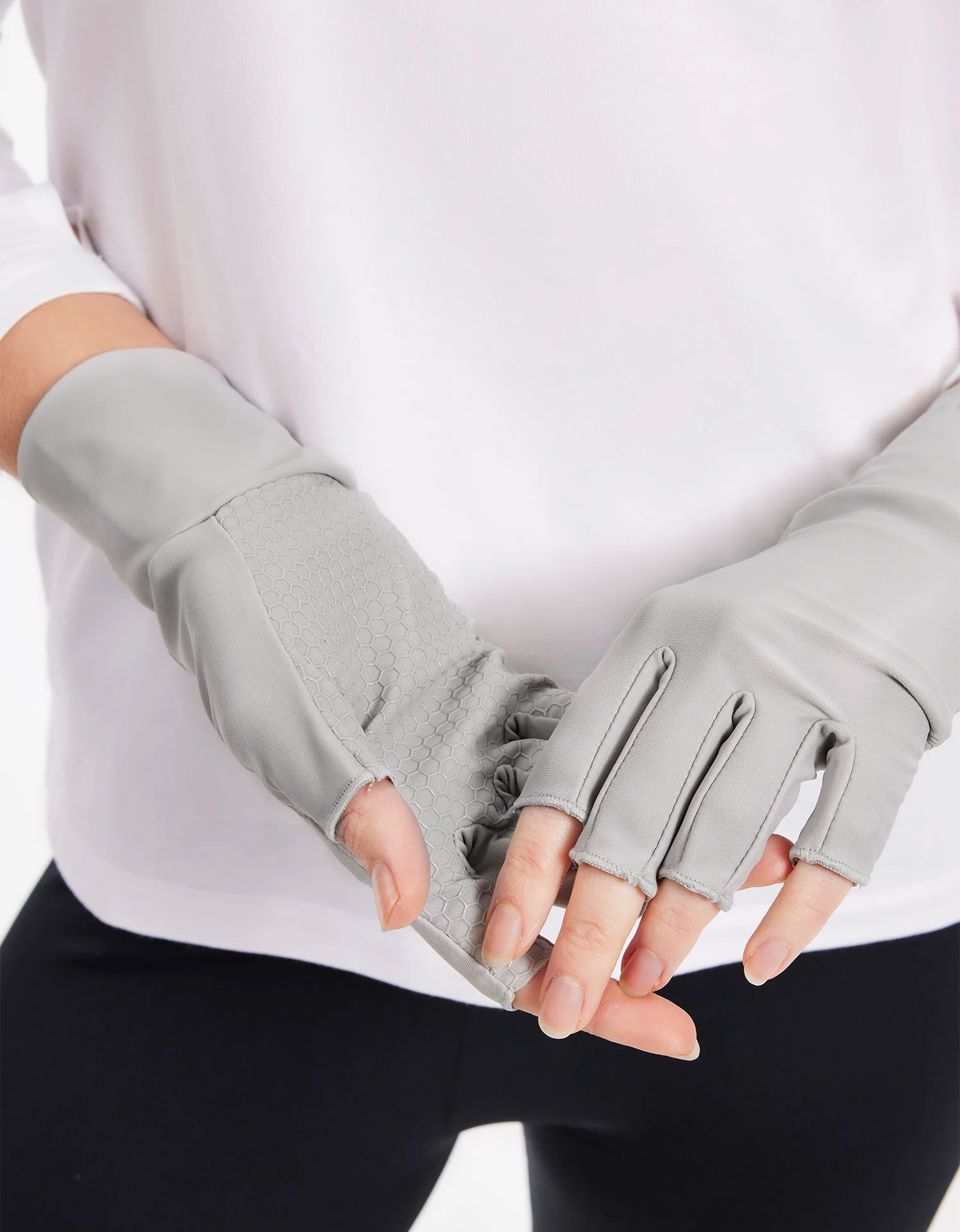 Fingerless Driving Gloves UPF 50+ Sun Protection - Image 10