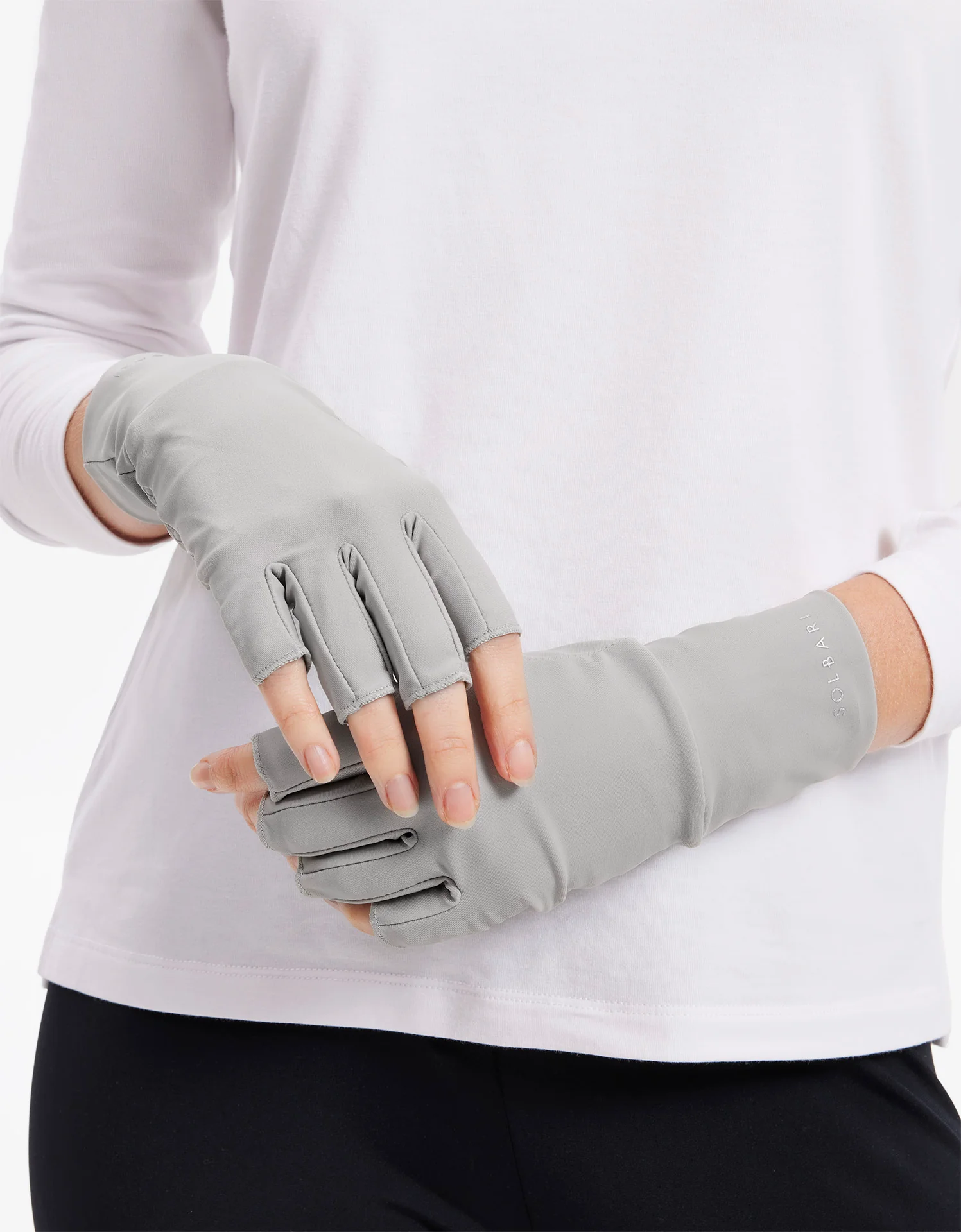 Fingerless Driving Gloves UPF 50+ Sun Protection - Image 9