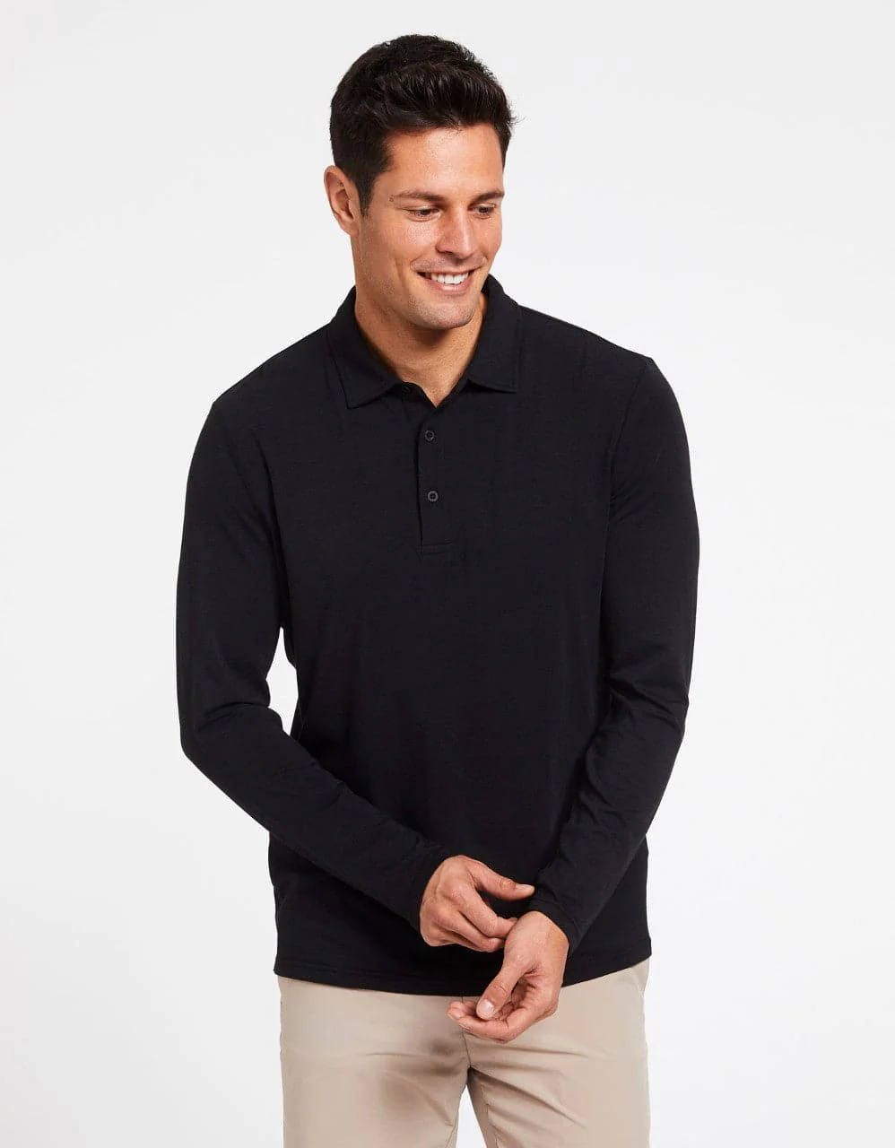 Long Sleeve Polo Shirt UPF 50+ - Image 14
