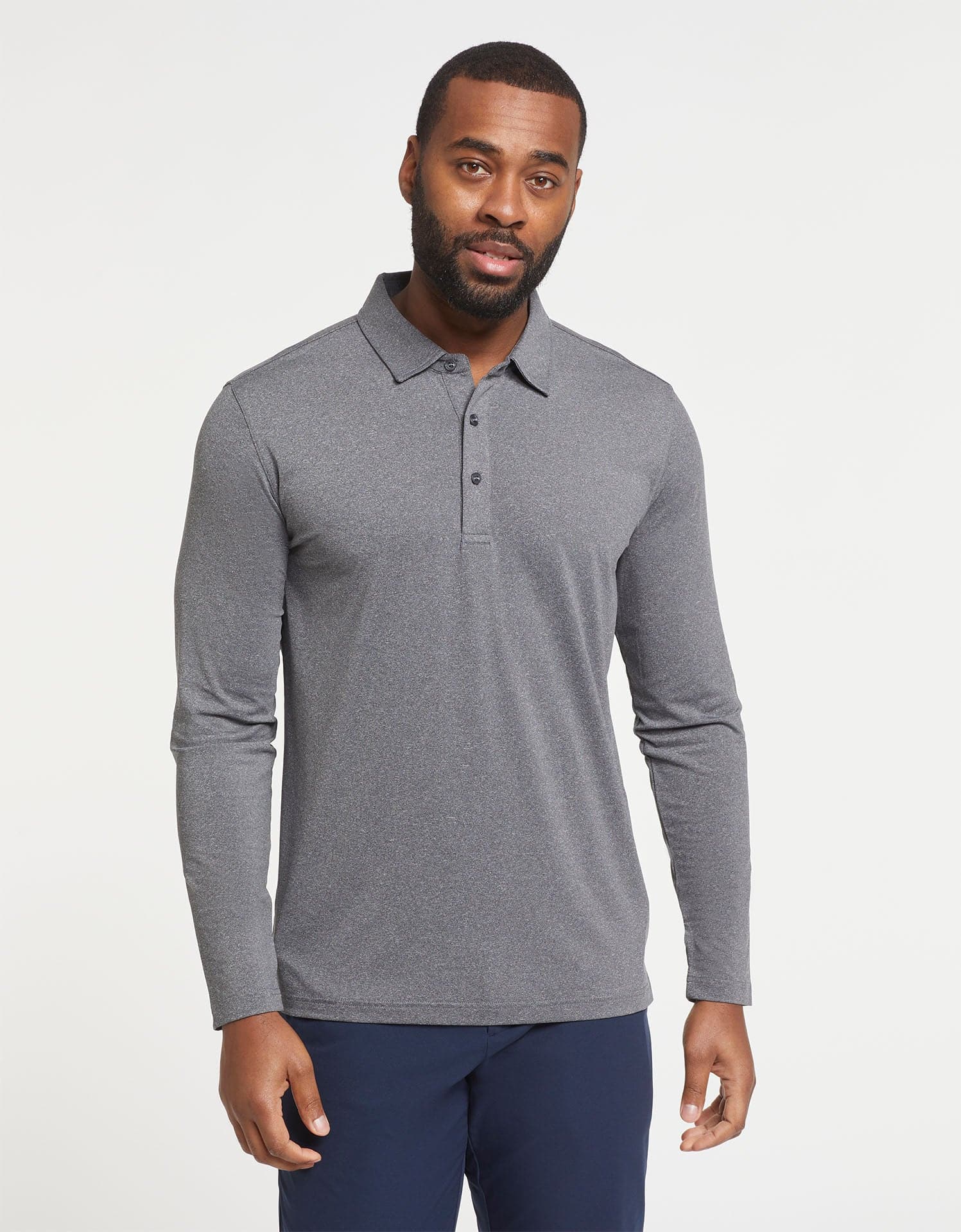 Long Sleeve Polo Shirt UPF 50+ - Image 16