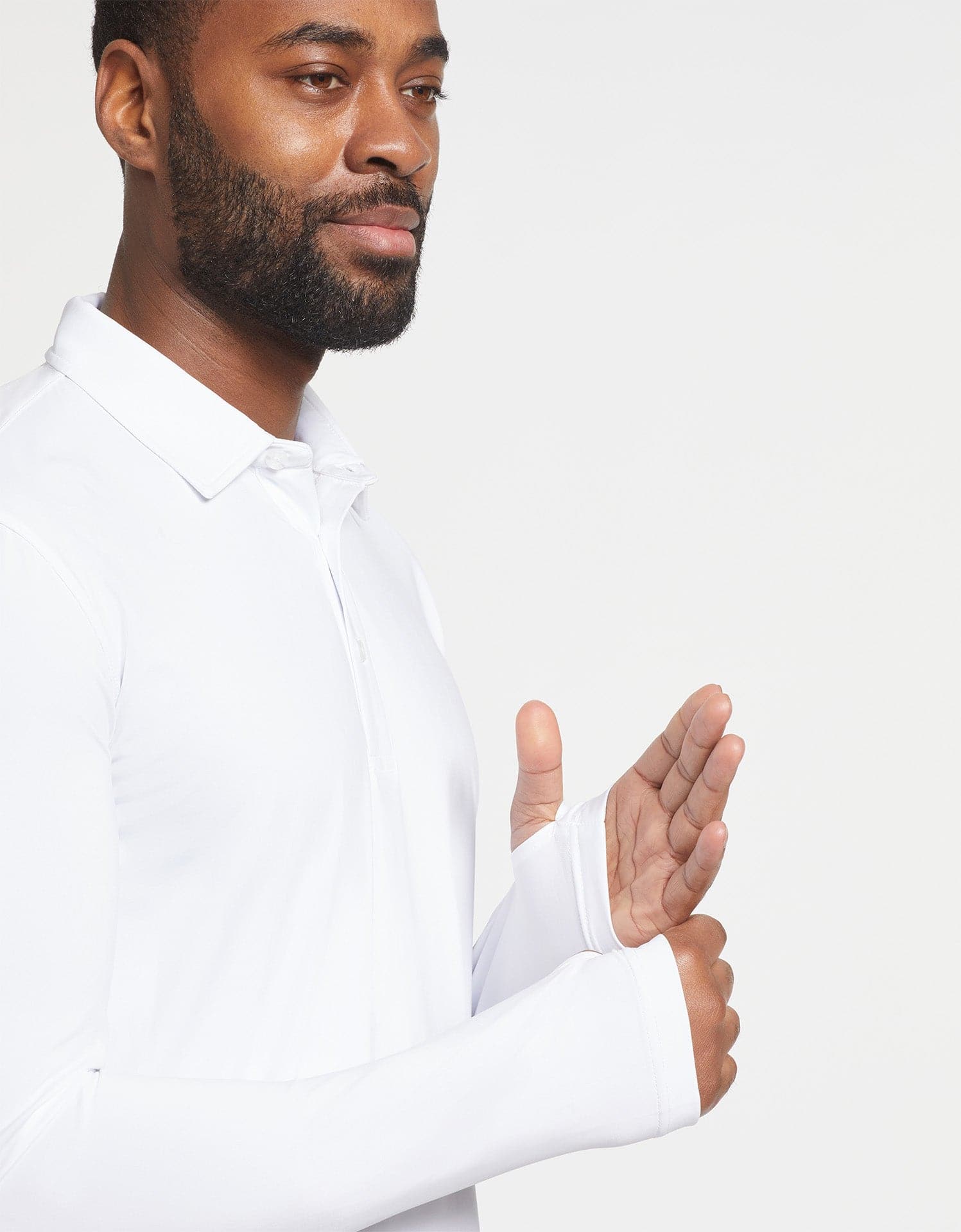 Long Sleeve Polo Shirt UPF 50+ - Image 7