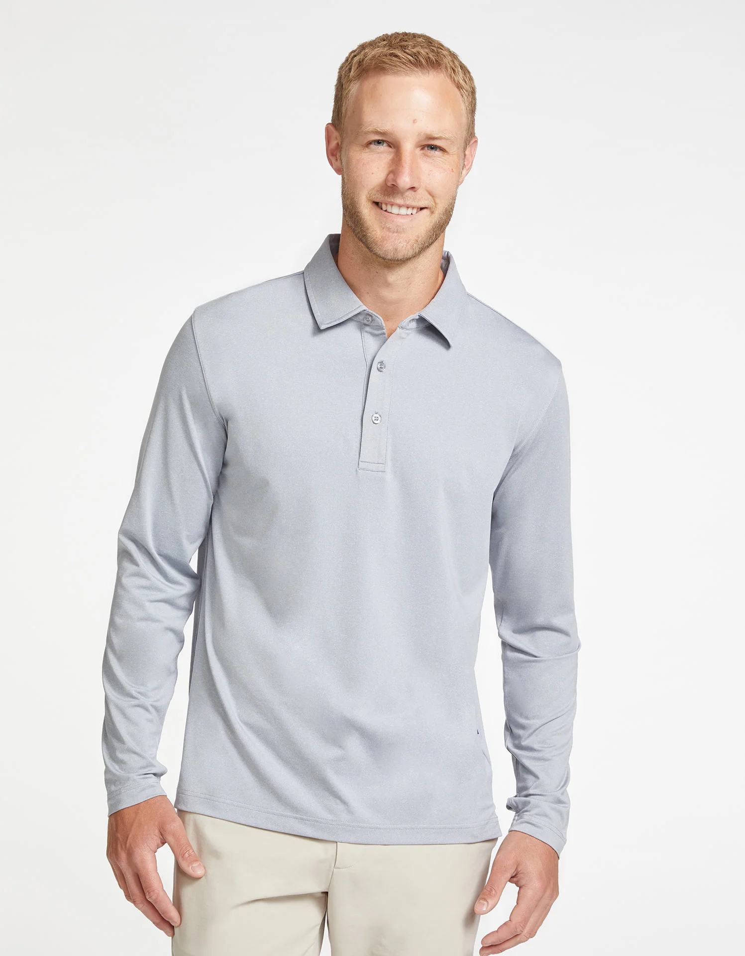 Long Sleeve Polo Shirt UPF 50+ - Image 12