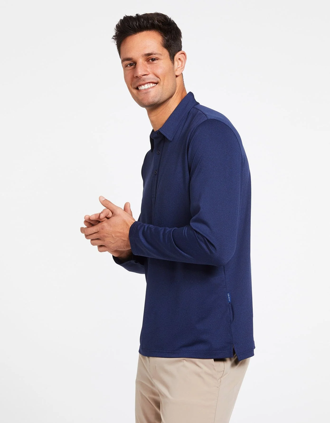 Long Sleeve Polo Shirt UPF 50+ - Image 10