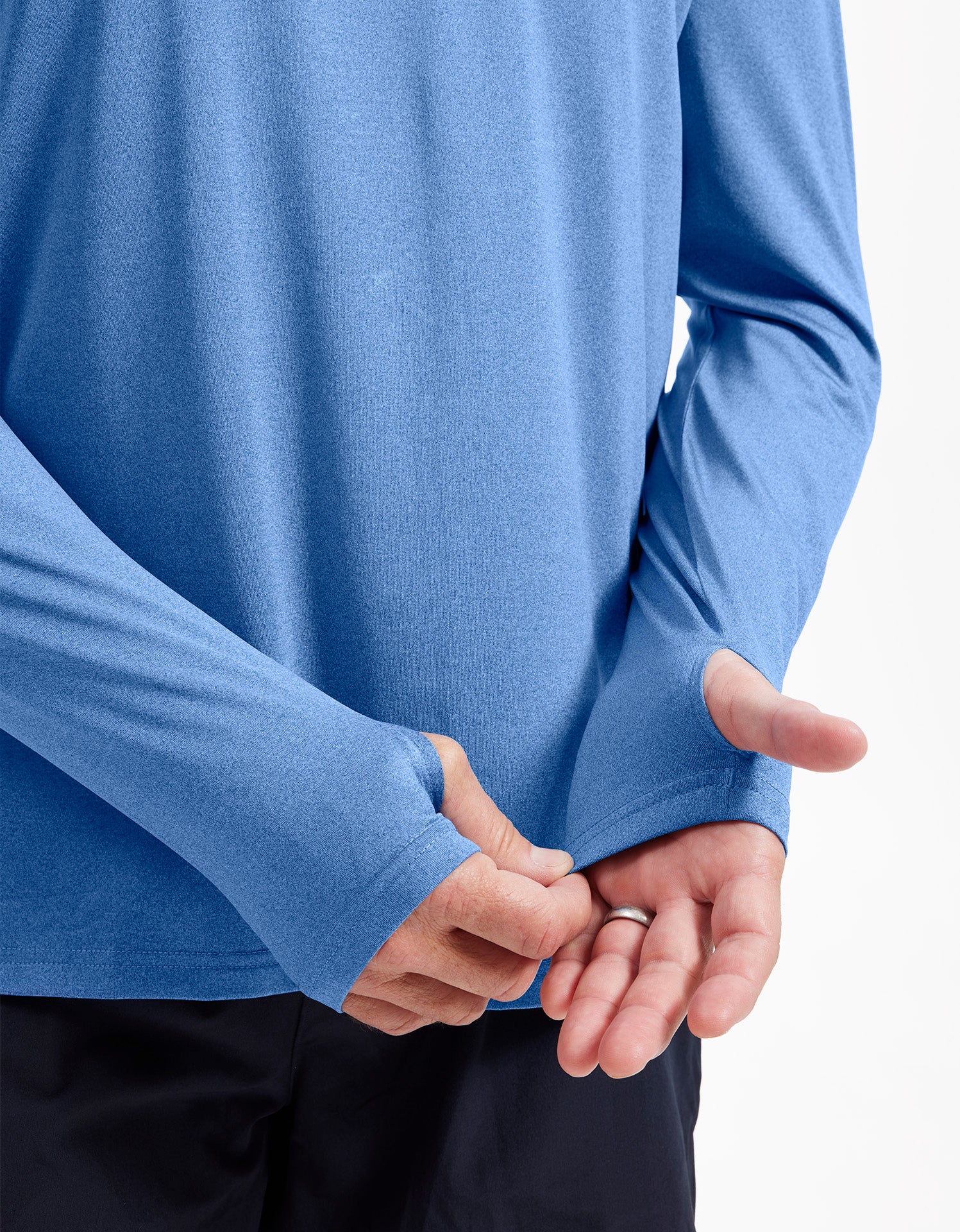 Long Sleeve Polo Shirt UPF 50+ - Image 3