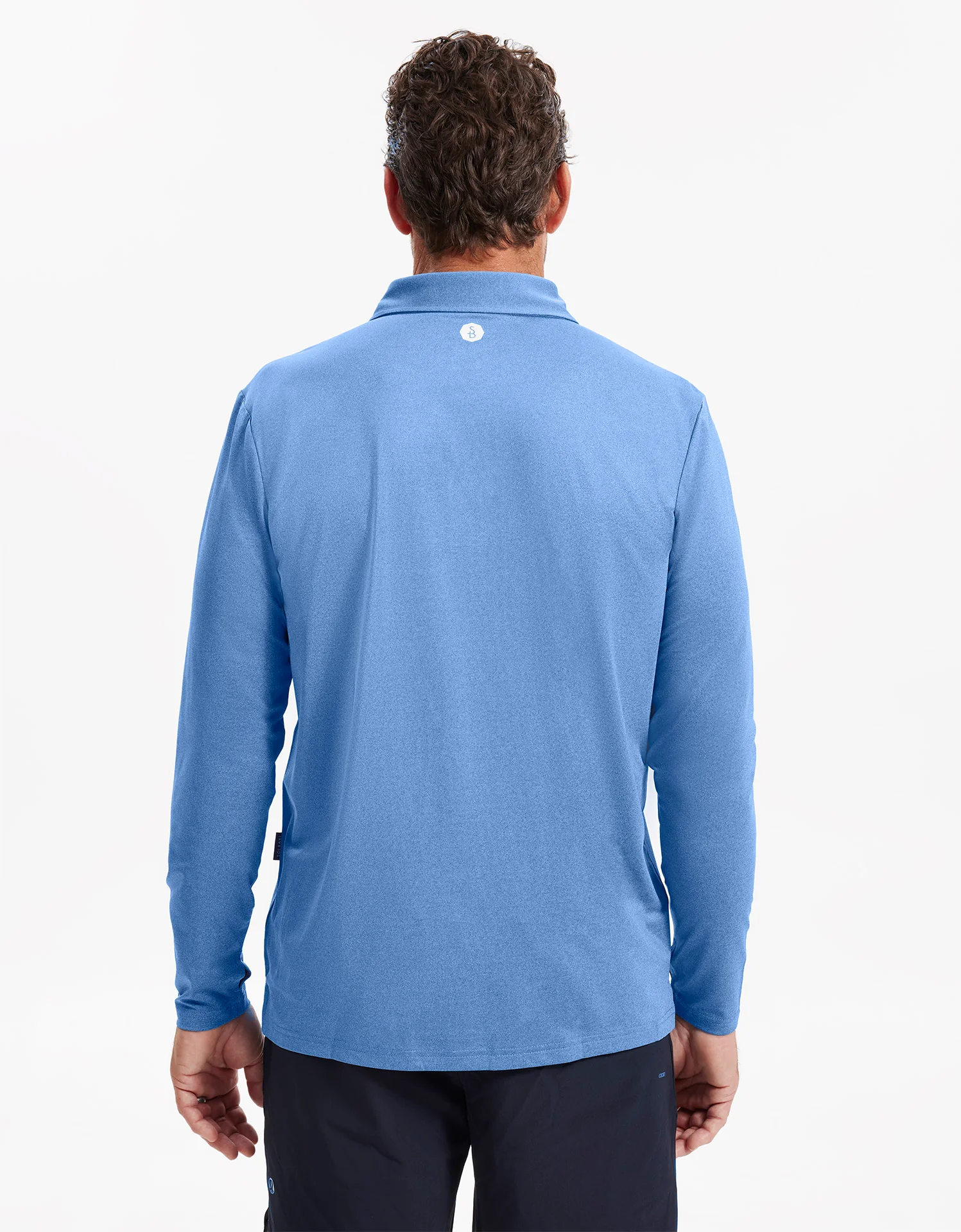 Long Sleeve Polo Shirt UPF 50+ - Image 4
