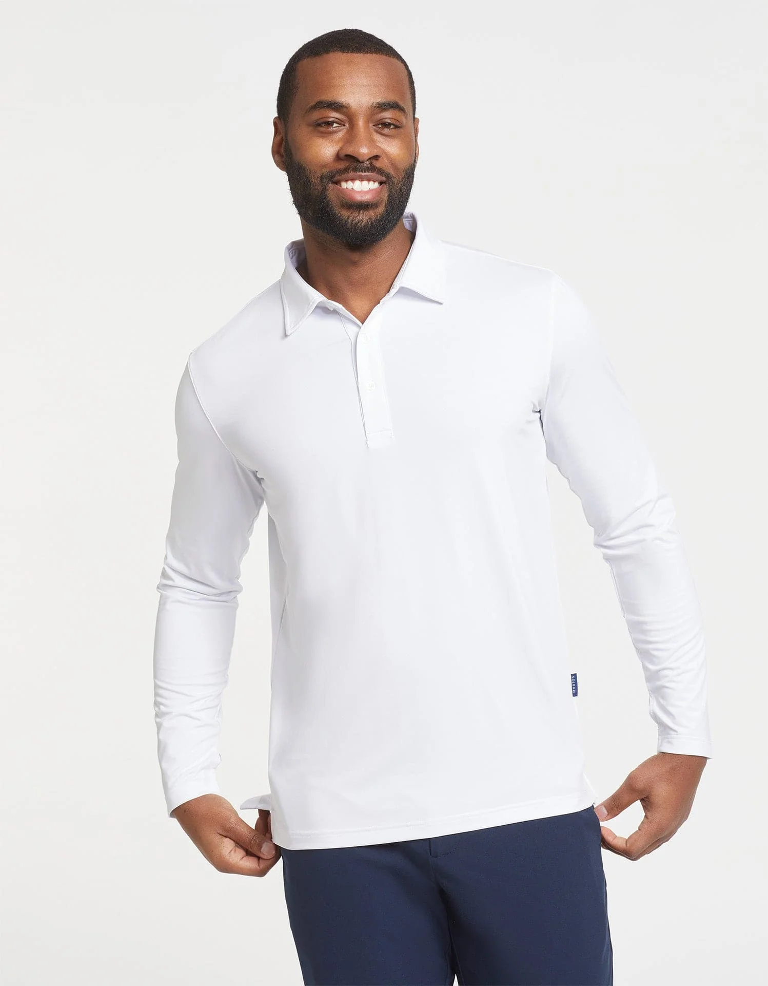 Long Sleeve Polo Shirt UPF 50+ - Image 5