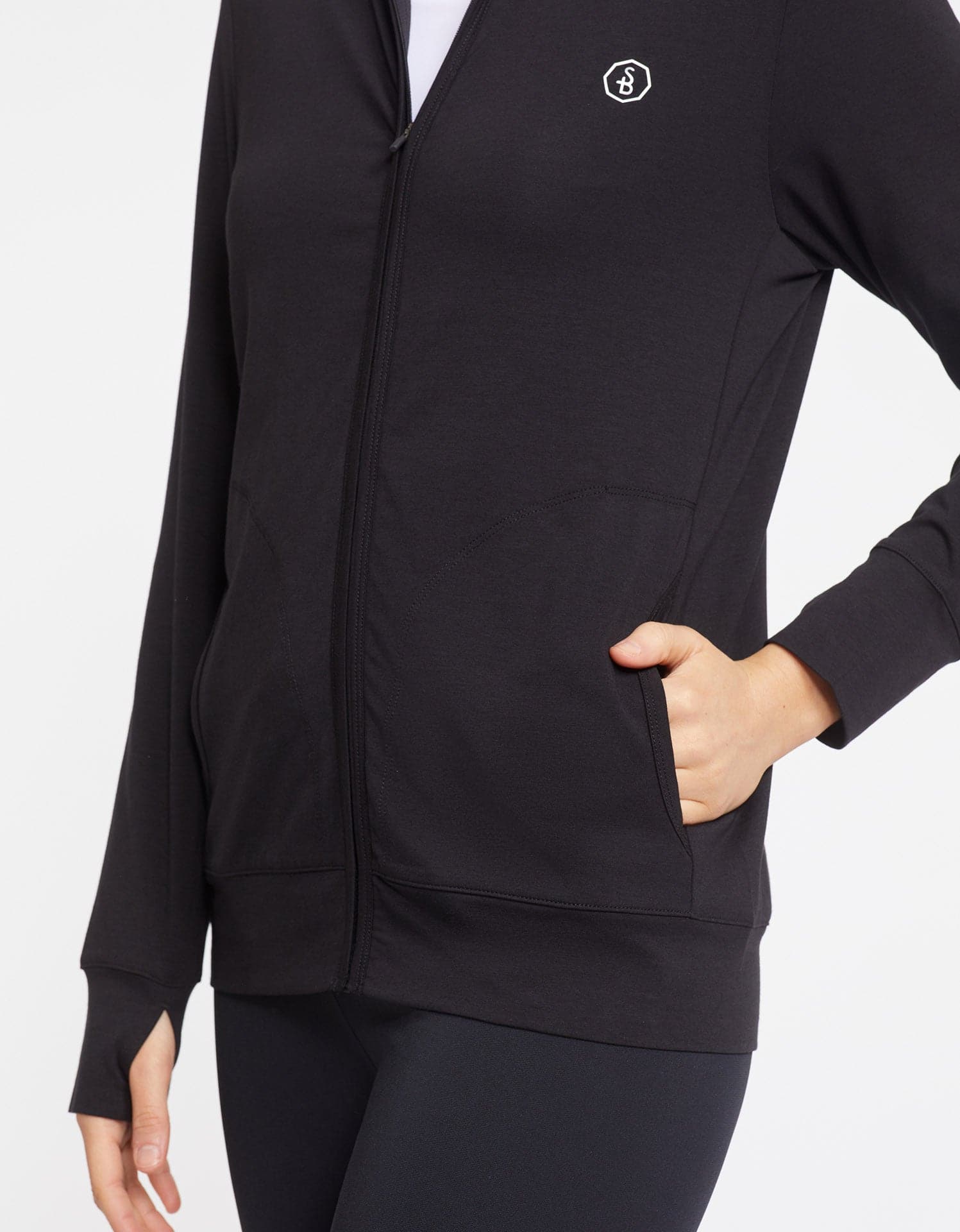 Luxe Hooded Full Zip Top UPF 50+ - Image 16