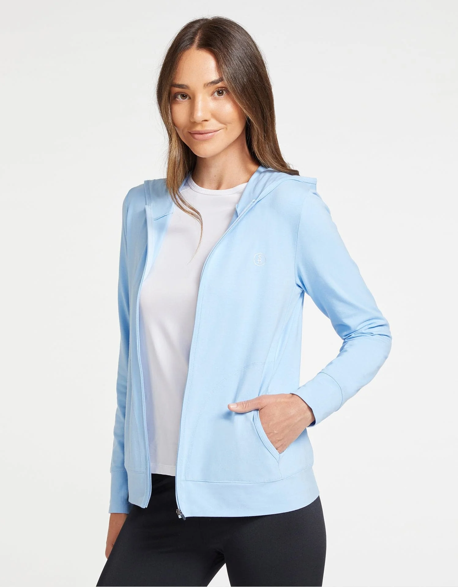 Luxe Hooded Full Zip Top UPF 50+ - Image 24