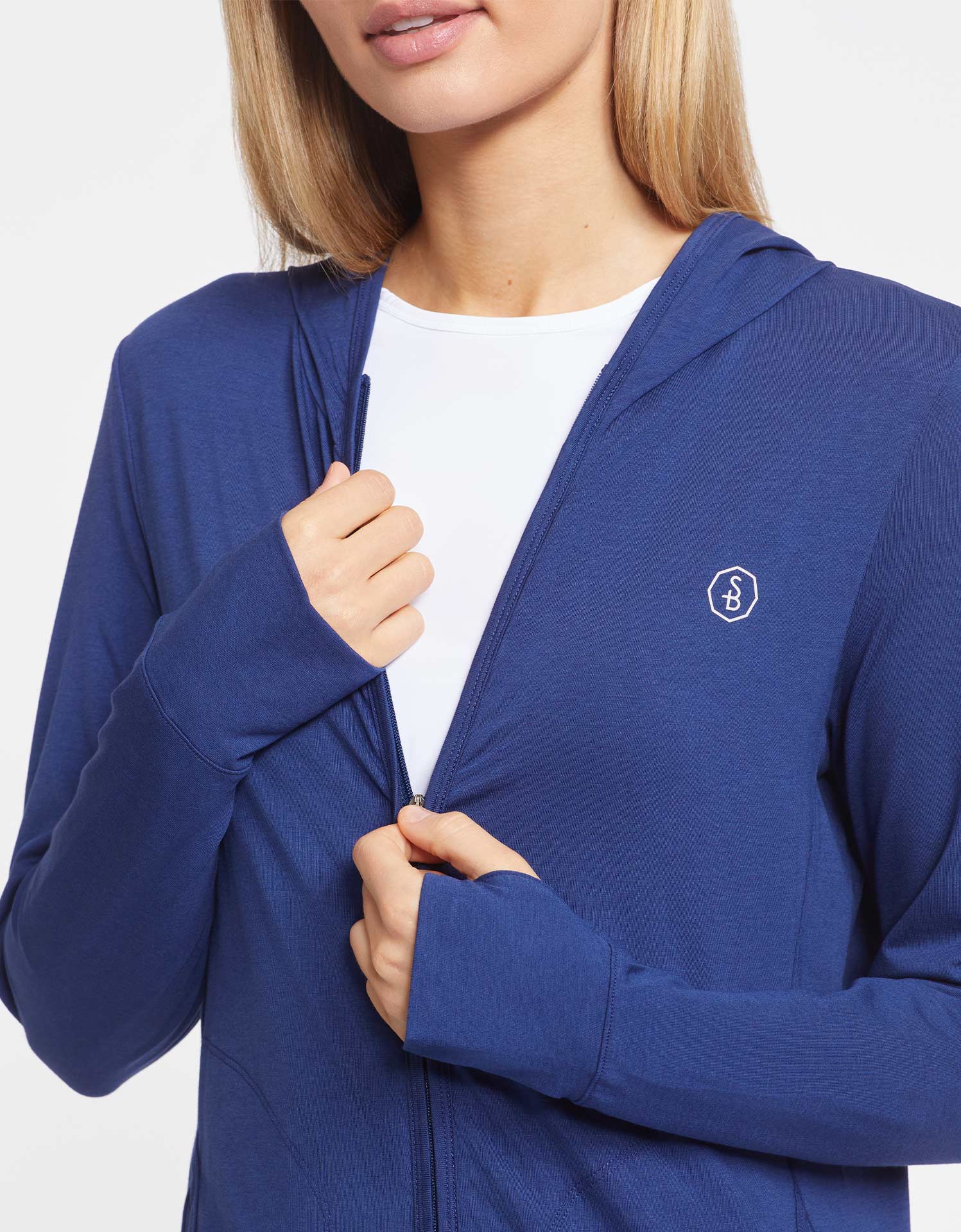 Luxe Hooded Full Zip Top UPF 50+ - Image 29