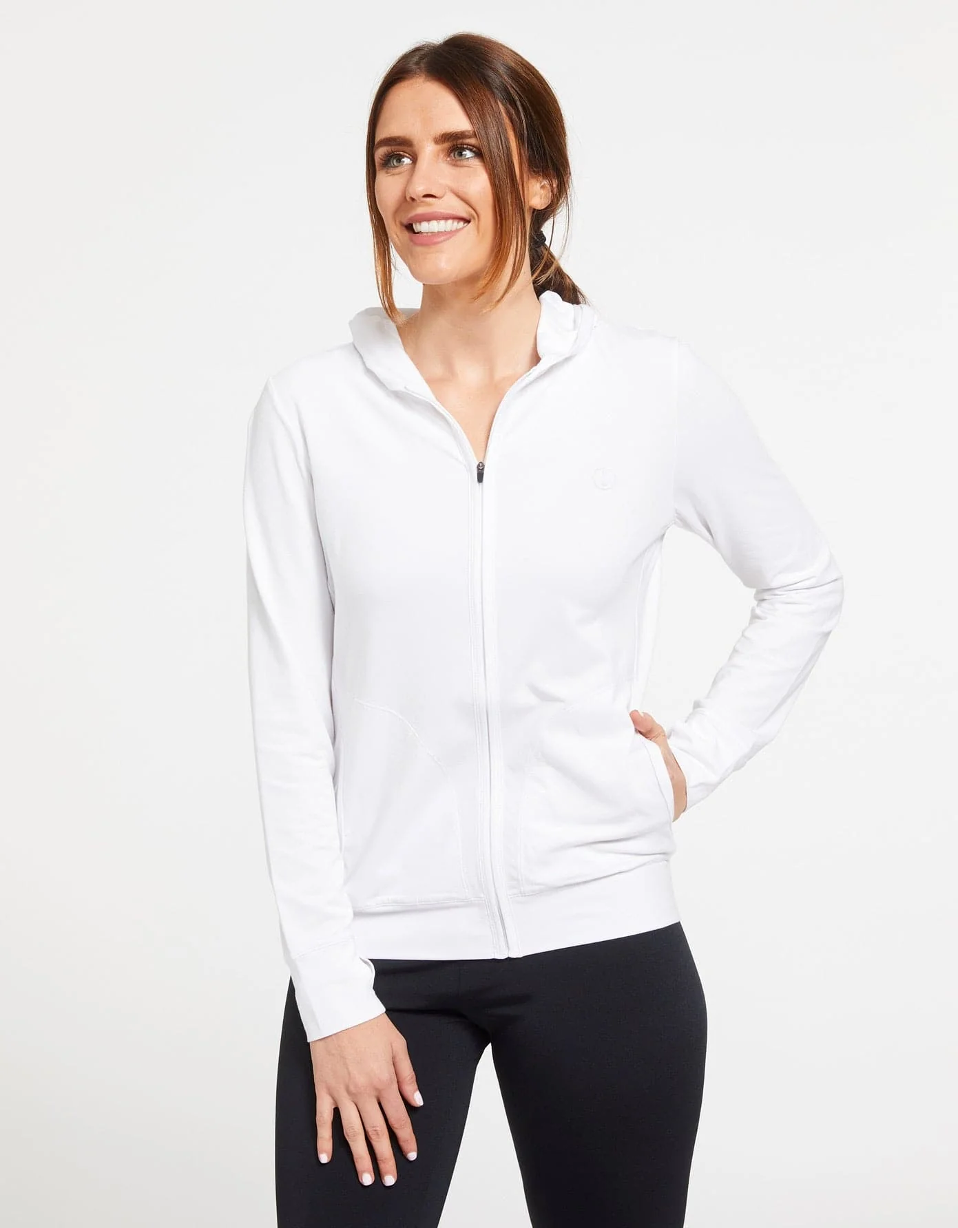 Luxe Hooded Full Zip Top UPF 50+ - Image 34