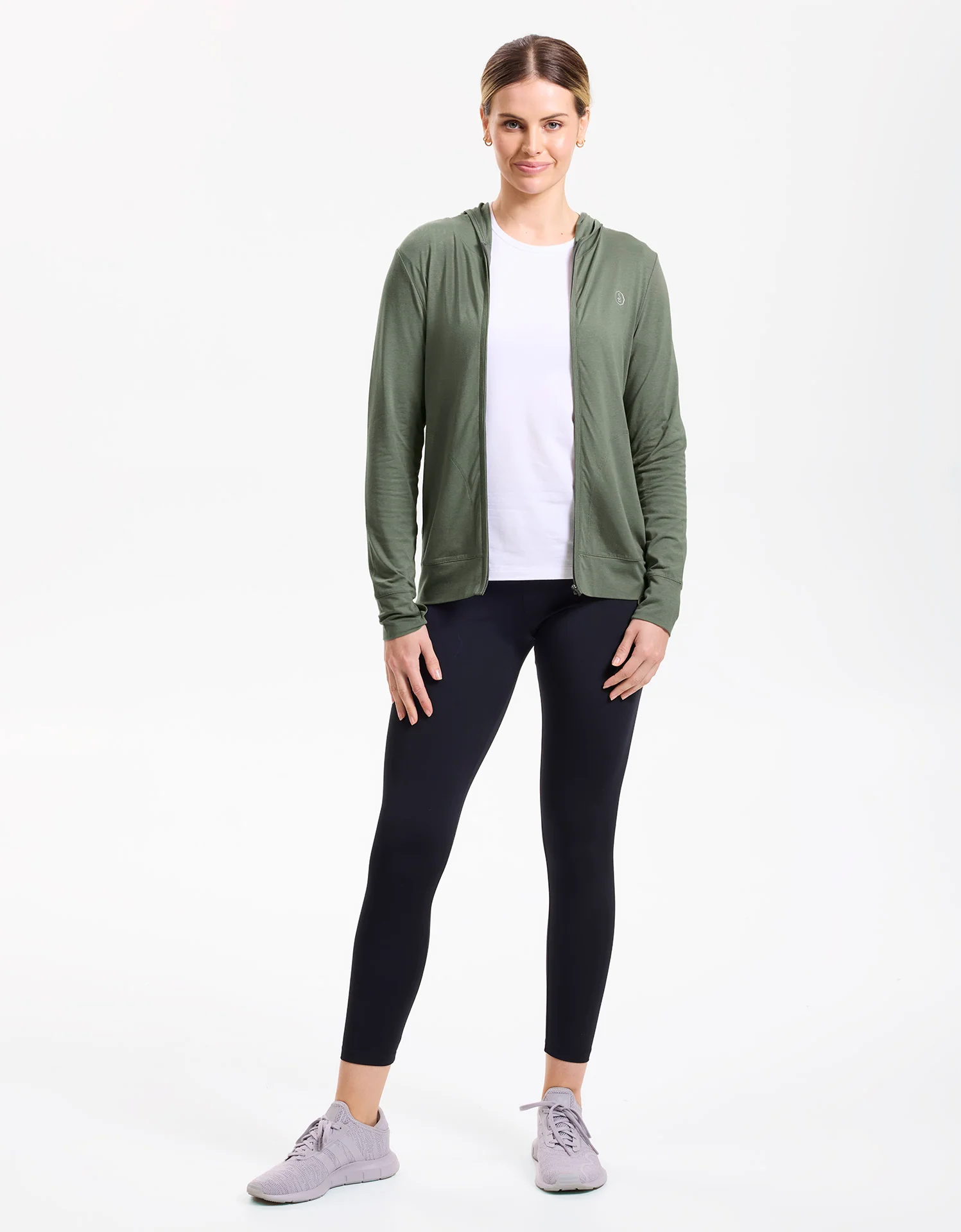 Luxe Hooded Full Zip Top UPF 50+ - Image 39