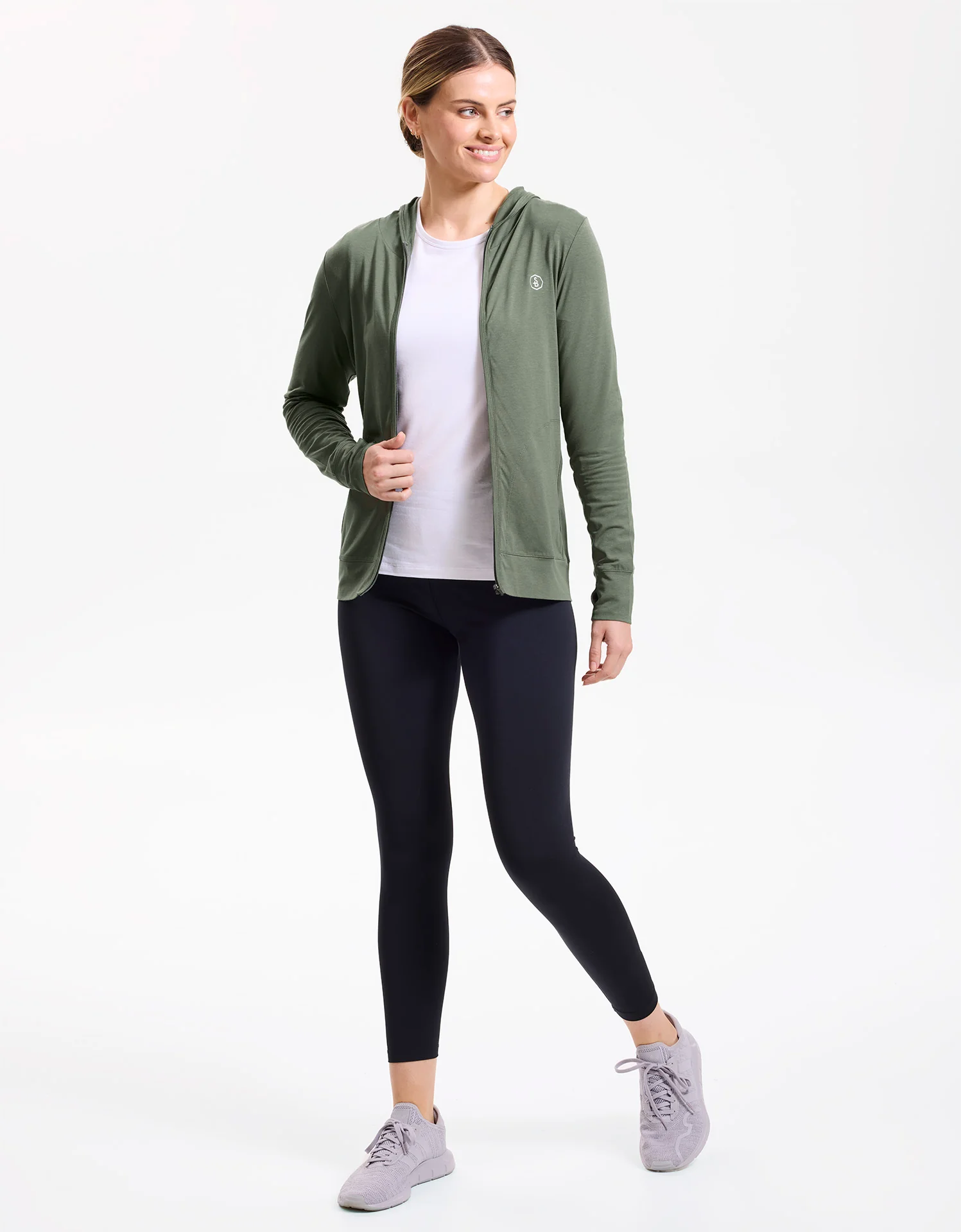 Luxe Hooded Full Zip Top UPF 50+ - Image 42