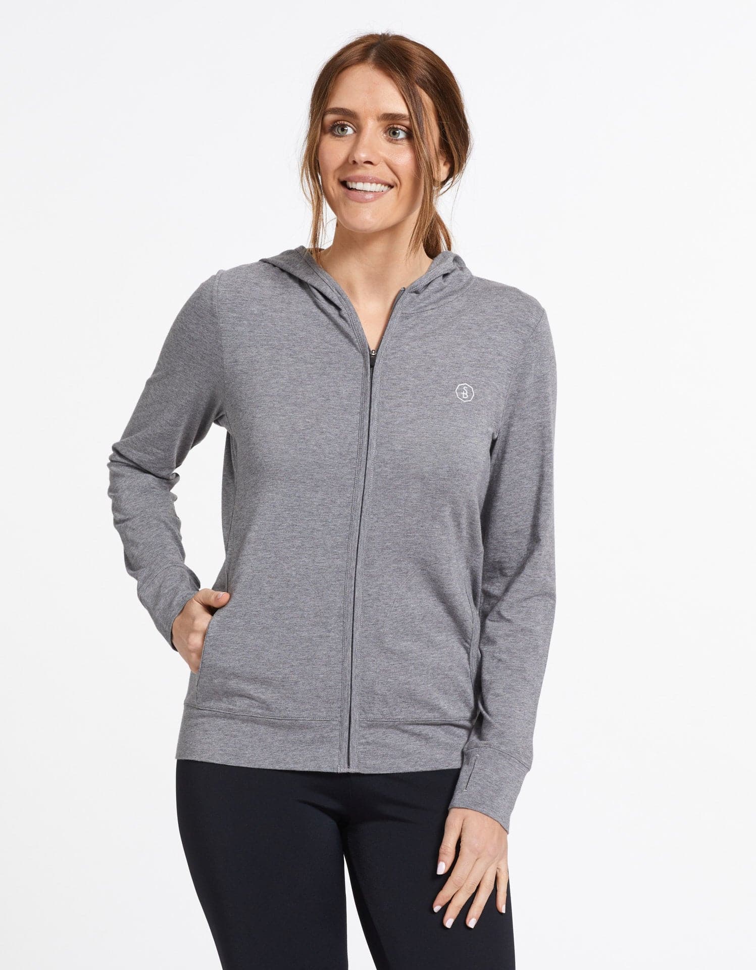 Luxe Hooded Full Zip Top UPF 50+ - Image 43