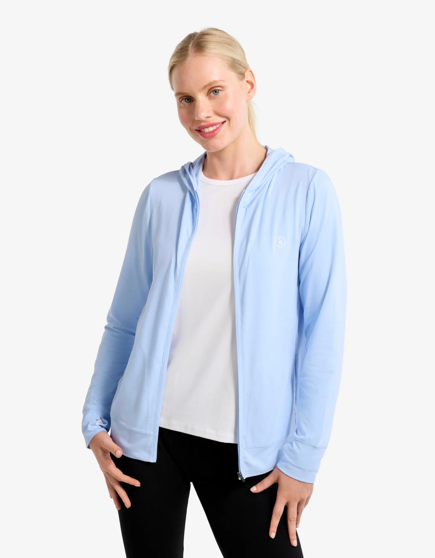 Luxe Hooded Full Zip Top UPF 50+ - Image 45