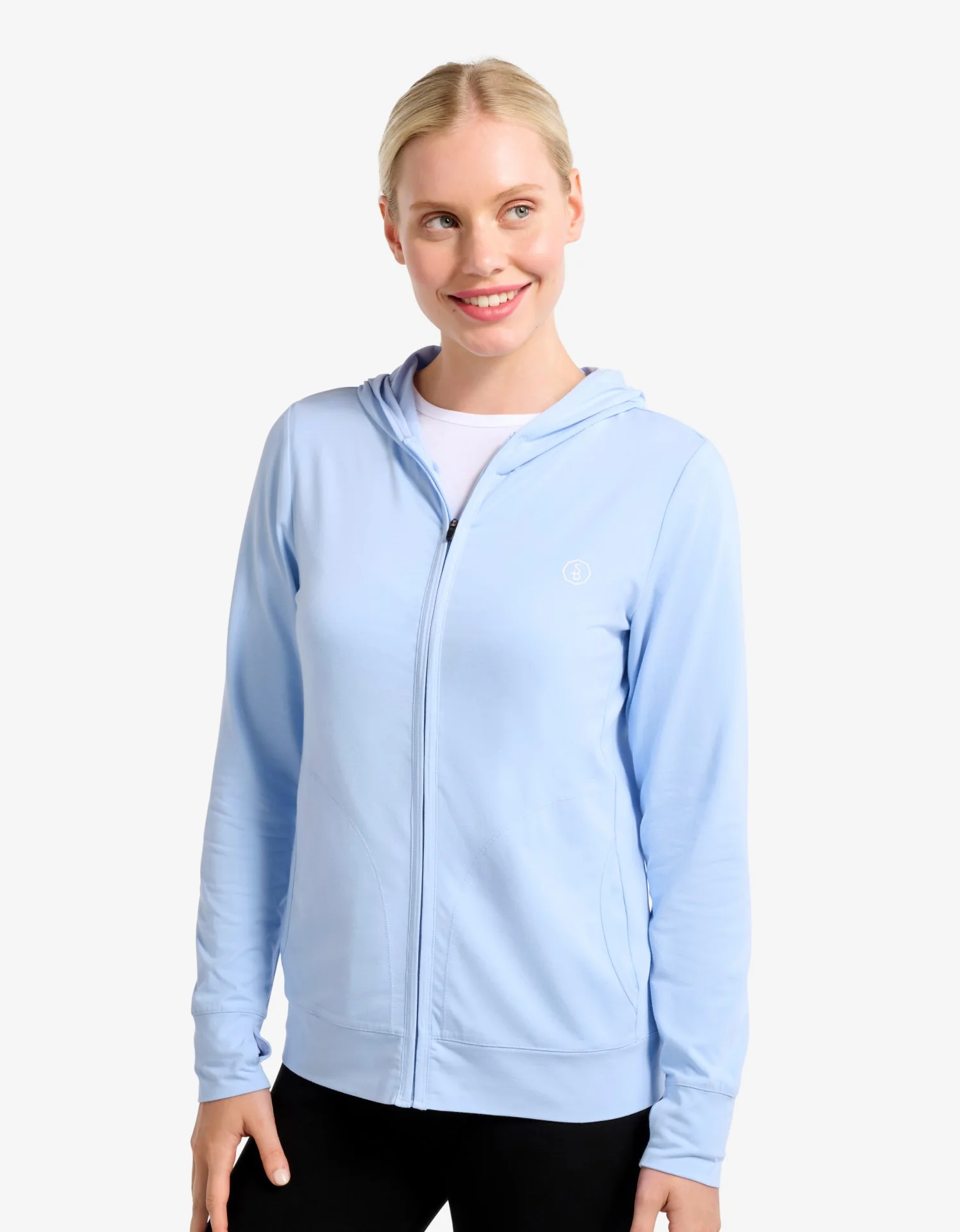 Luxe Hooded Full Zip Top UPF 50+ - Image 49