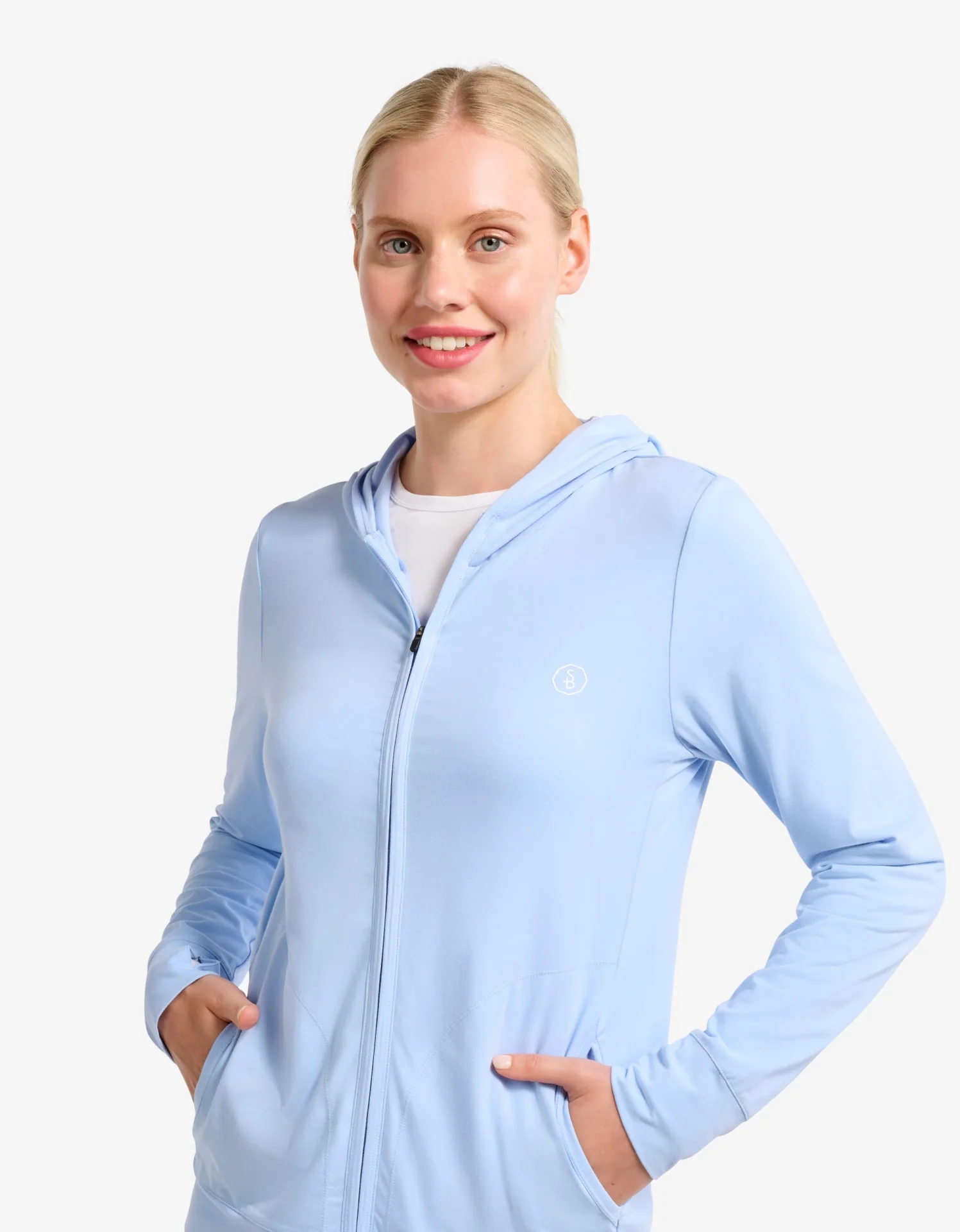 Luxe Hooded Full Zip Top UPF 50+ - Image 50