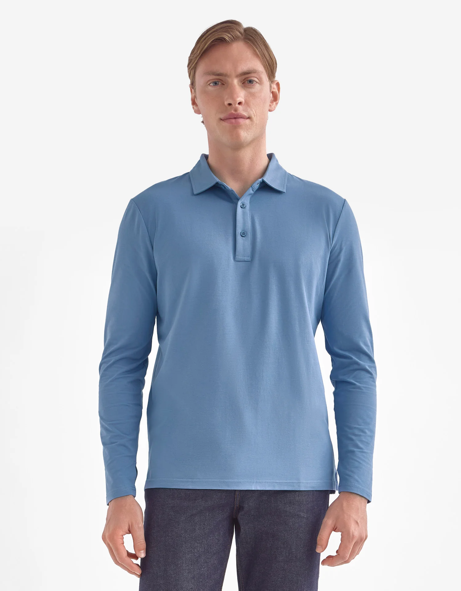 Long Sleeve Polo Shirt UPF 50+ - Image 25