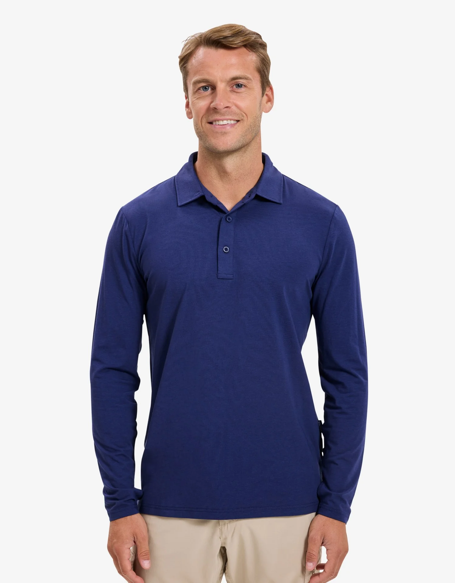 Long Sleeve Polo Shirt UPF 50+ - Image 31