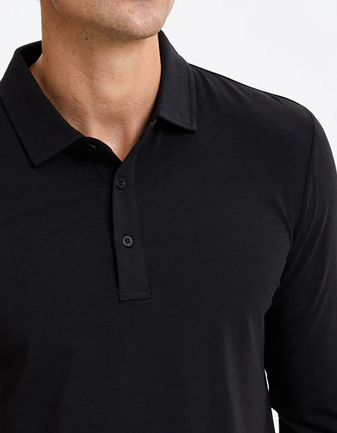 Long Sleeve Polo Shirt UPF 50+ - Image 38
