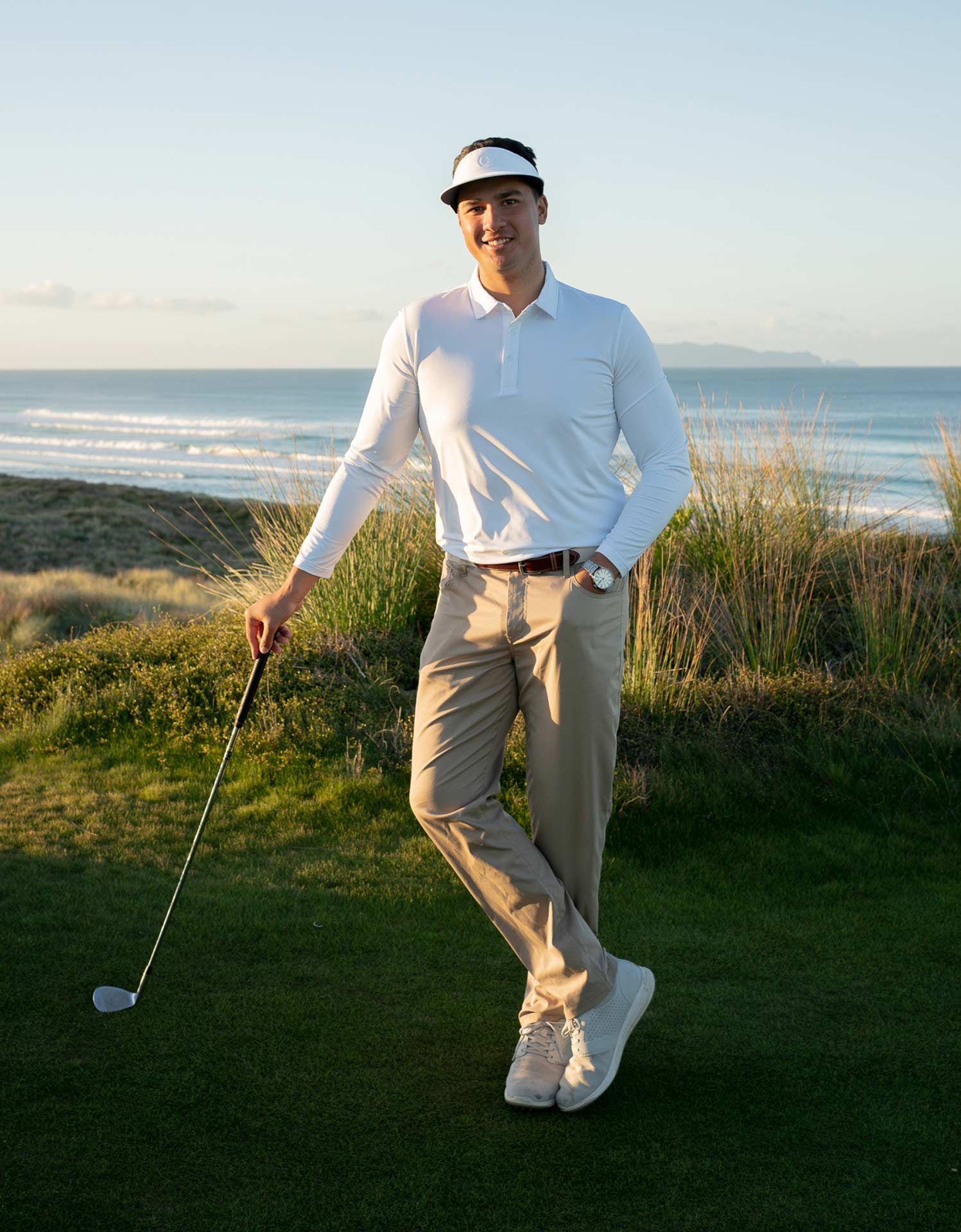 Long Sleeve Polo Shirt UPF 50+ - Image 43