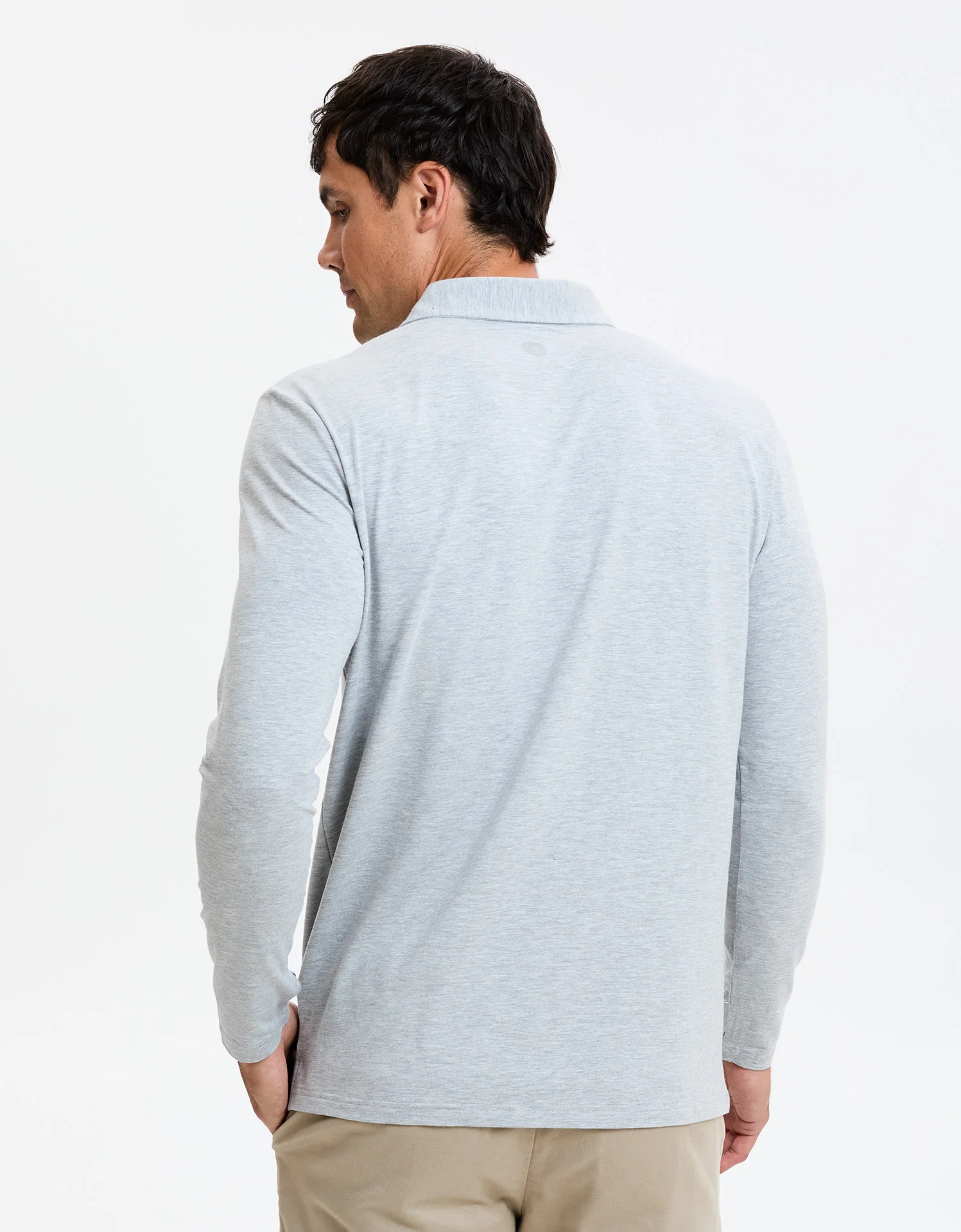 Long Sleeve Polo Shirt UPF 50+ - Image 5