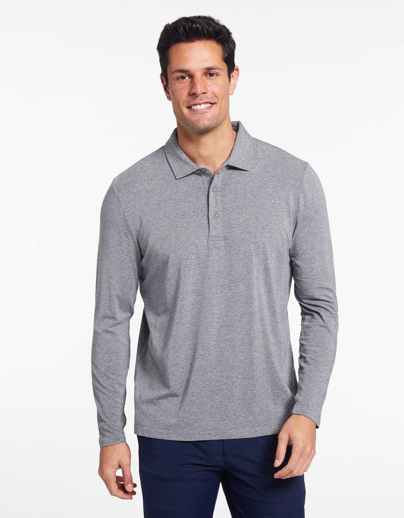 Long Sleeve Polo Shirt UPF 50+ - Image 52