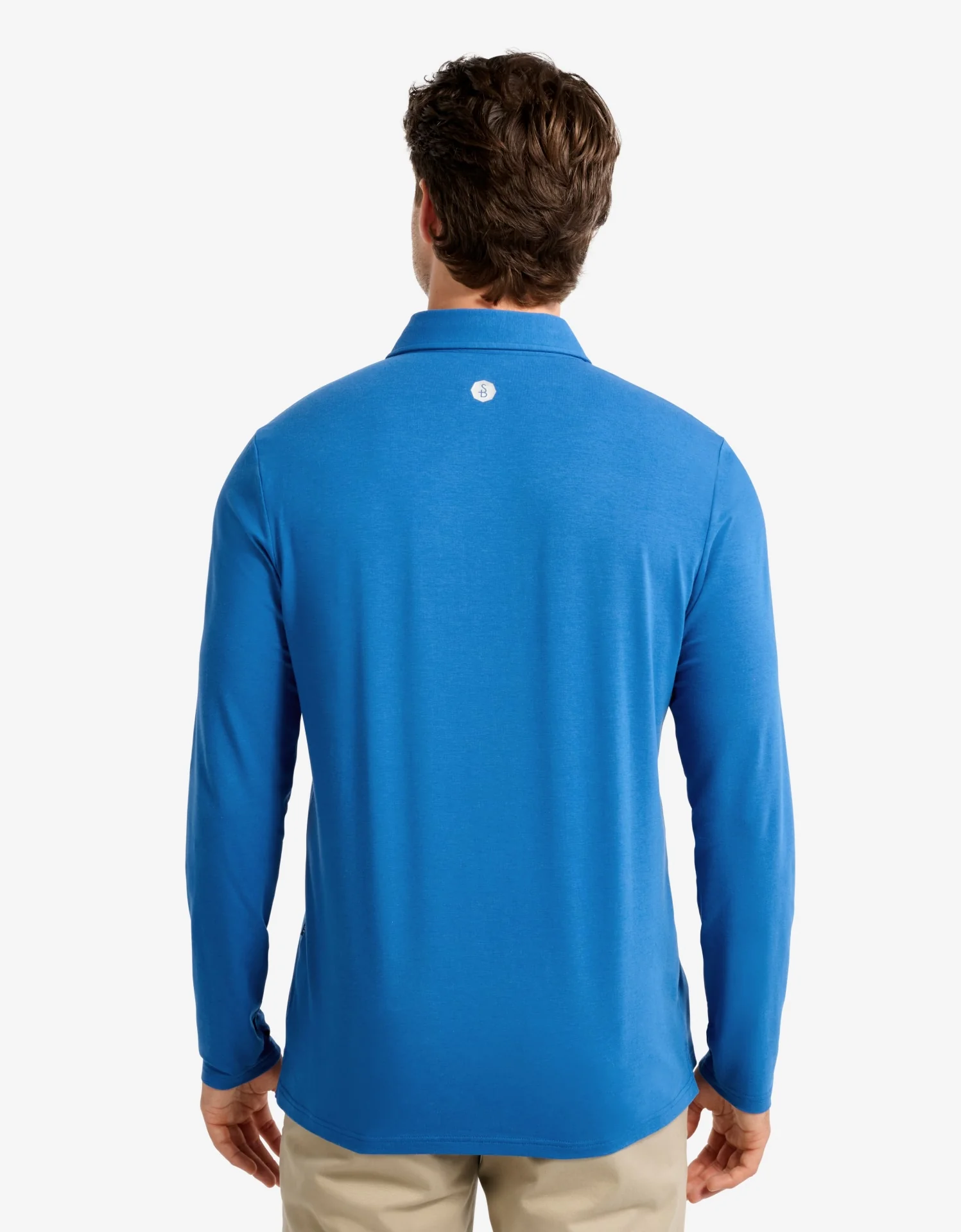 Long Sleeve Polo Shirt UPF 50+ - Image 8
