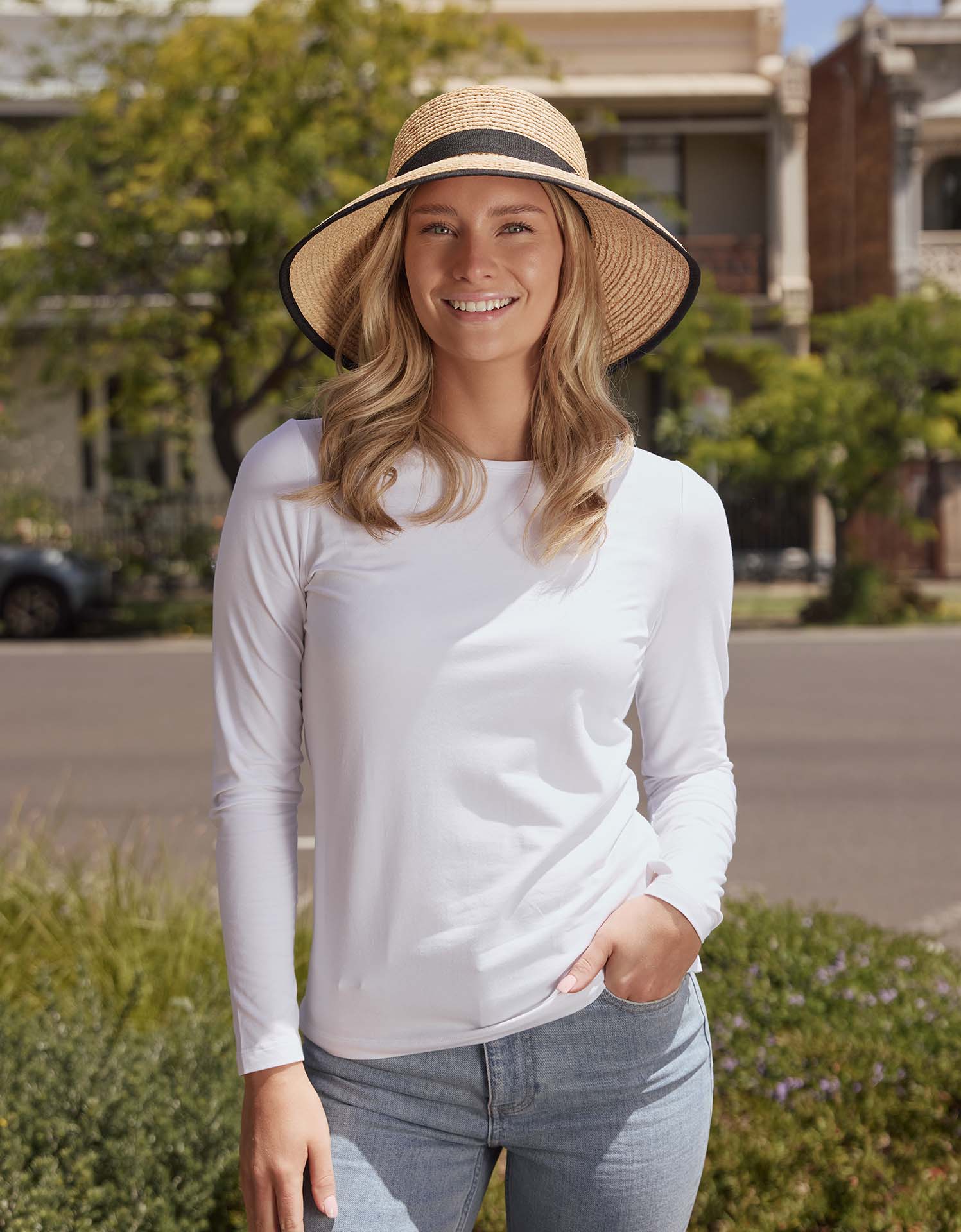 Provence Wide Brim Sun Hat UPF50+ - Image 2