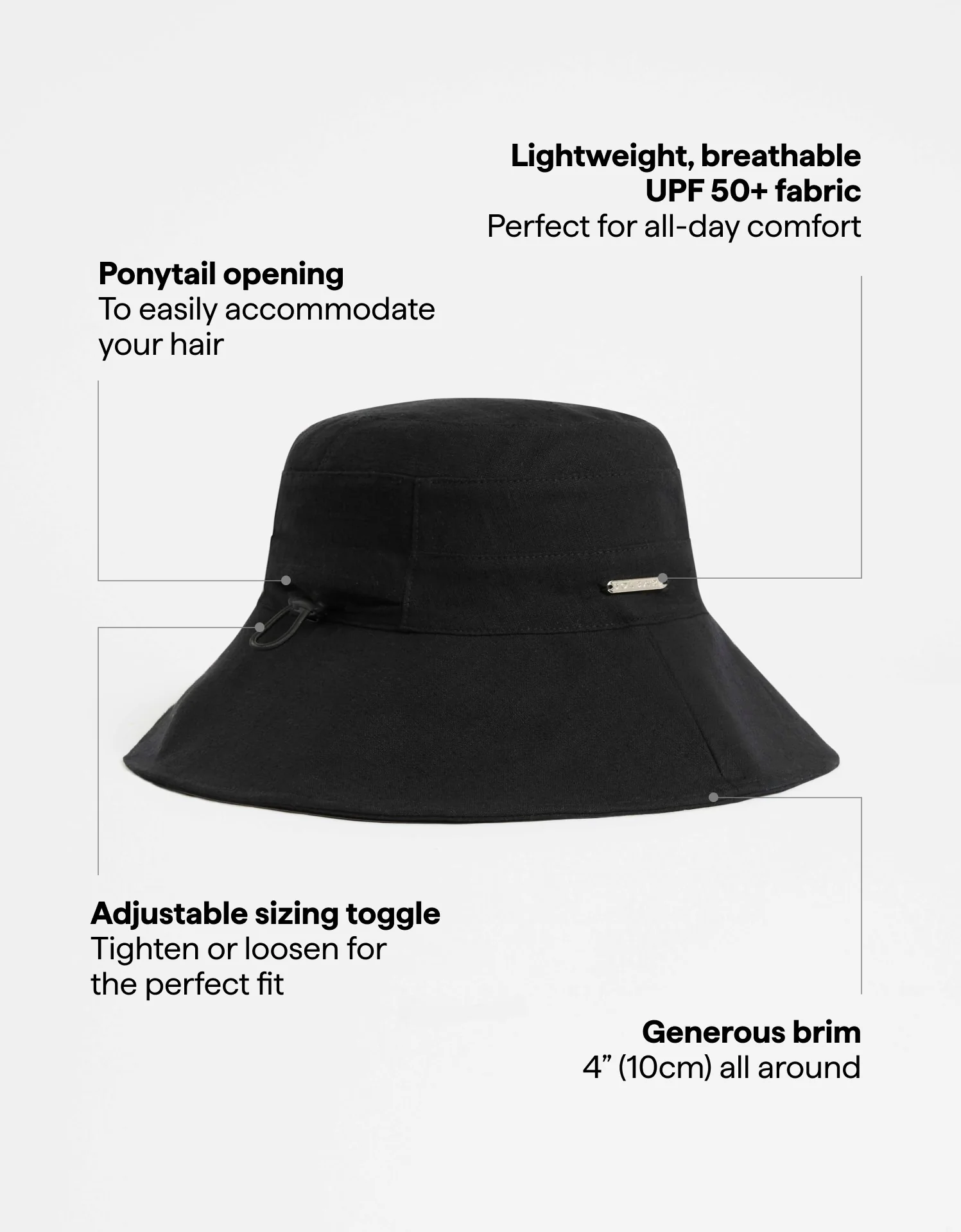 Resort Wide Brim Sun Hat UPF 50+ - Image 9