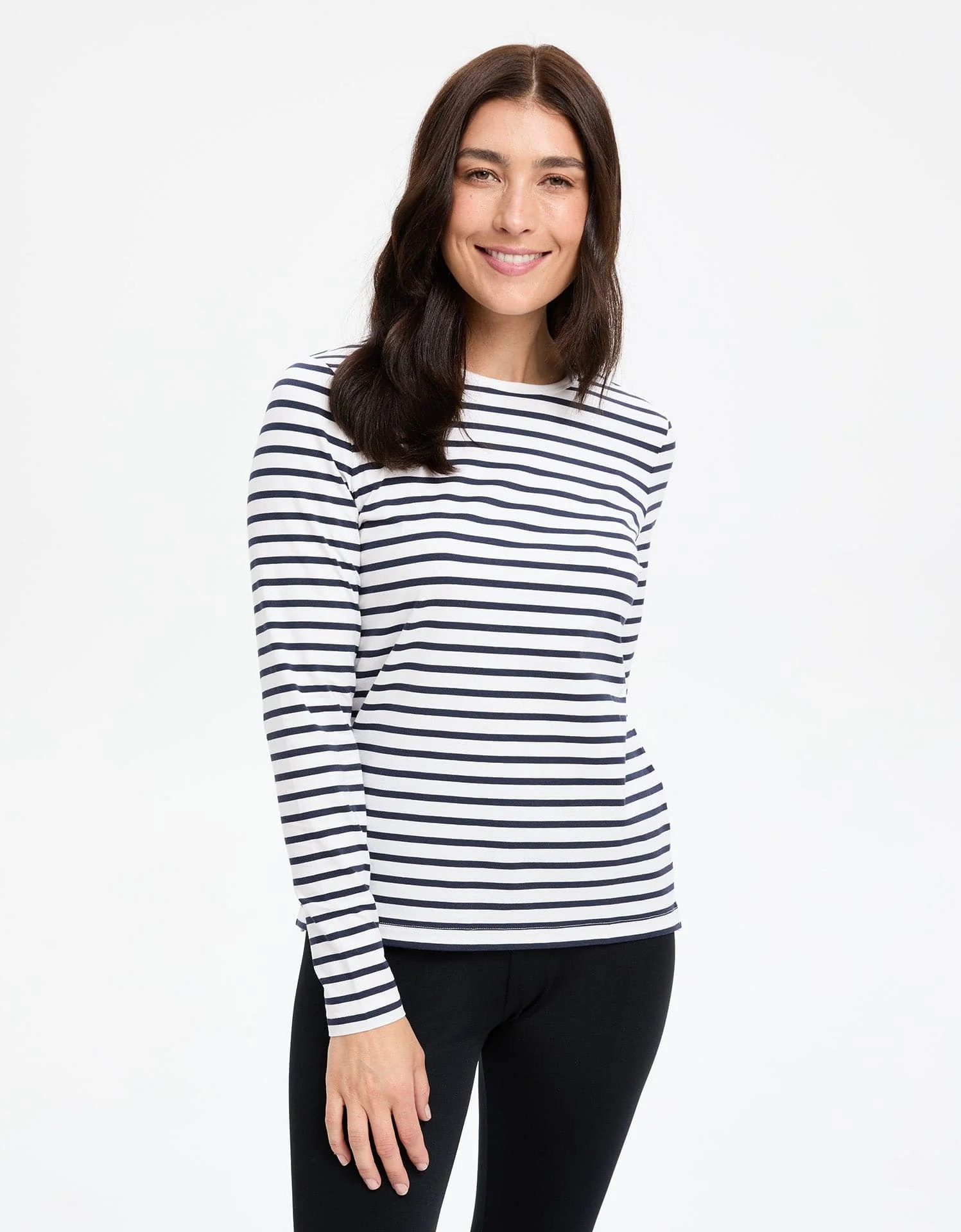 Stripe Long Sleeve T-Shirt UPF 50+ - Image 2