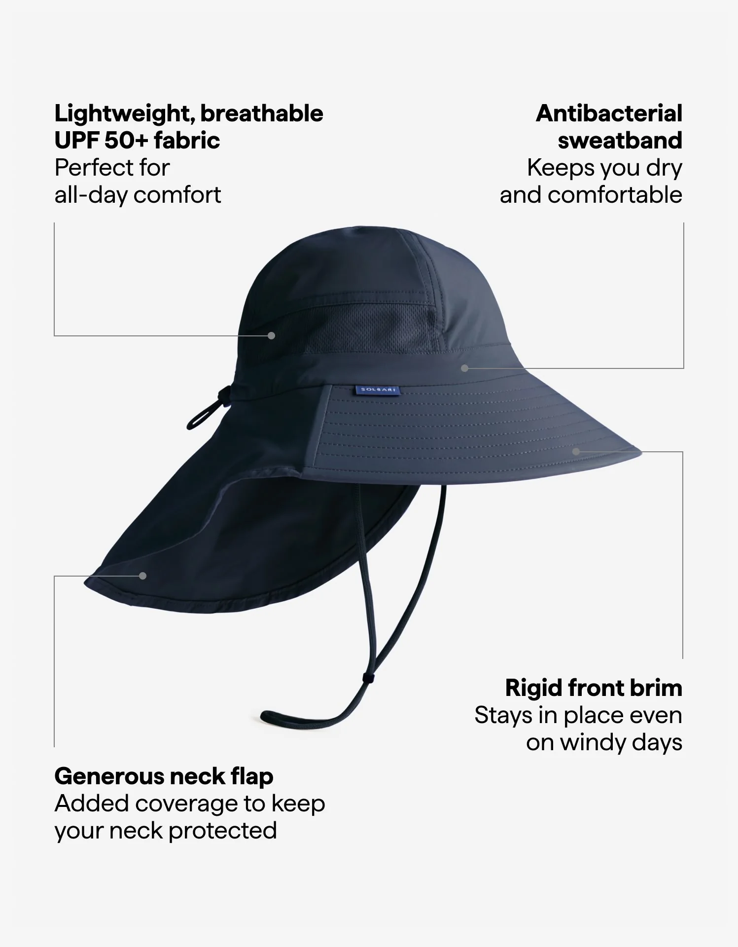 Trekker Sun Hat UPF 50+ - Image 10