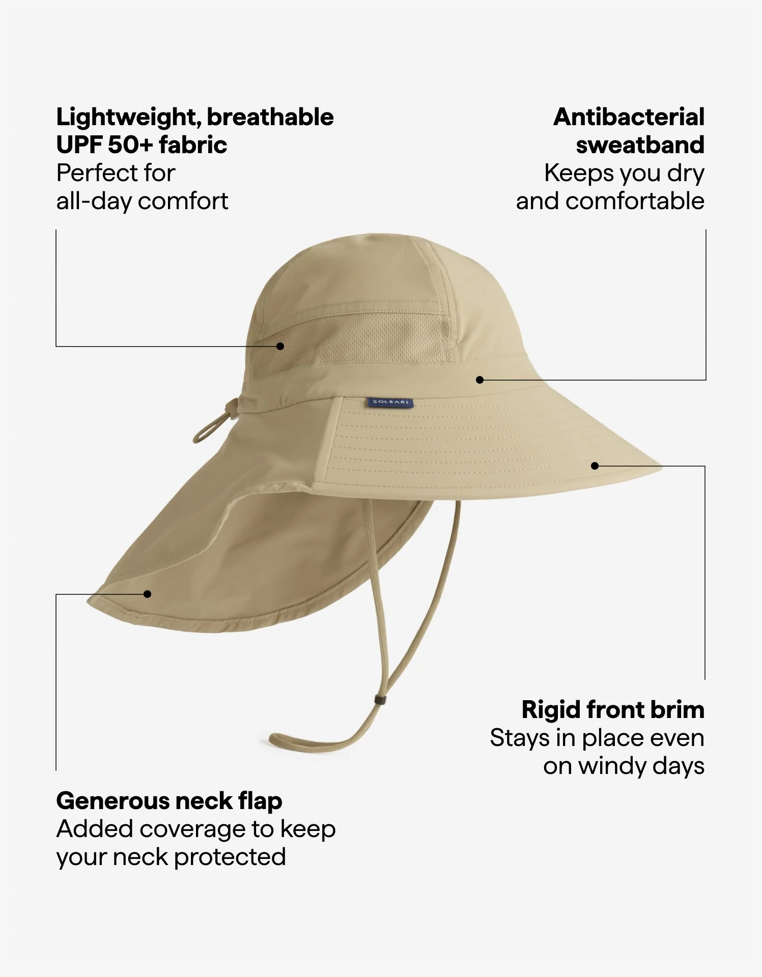 Trekker Sun Hat UPF 50+ - Image 16