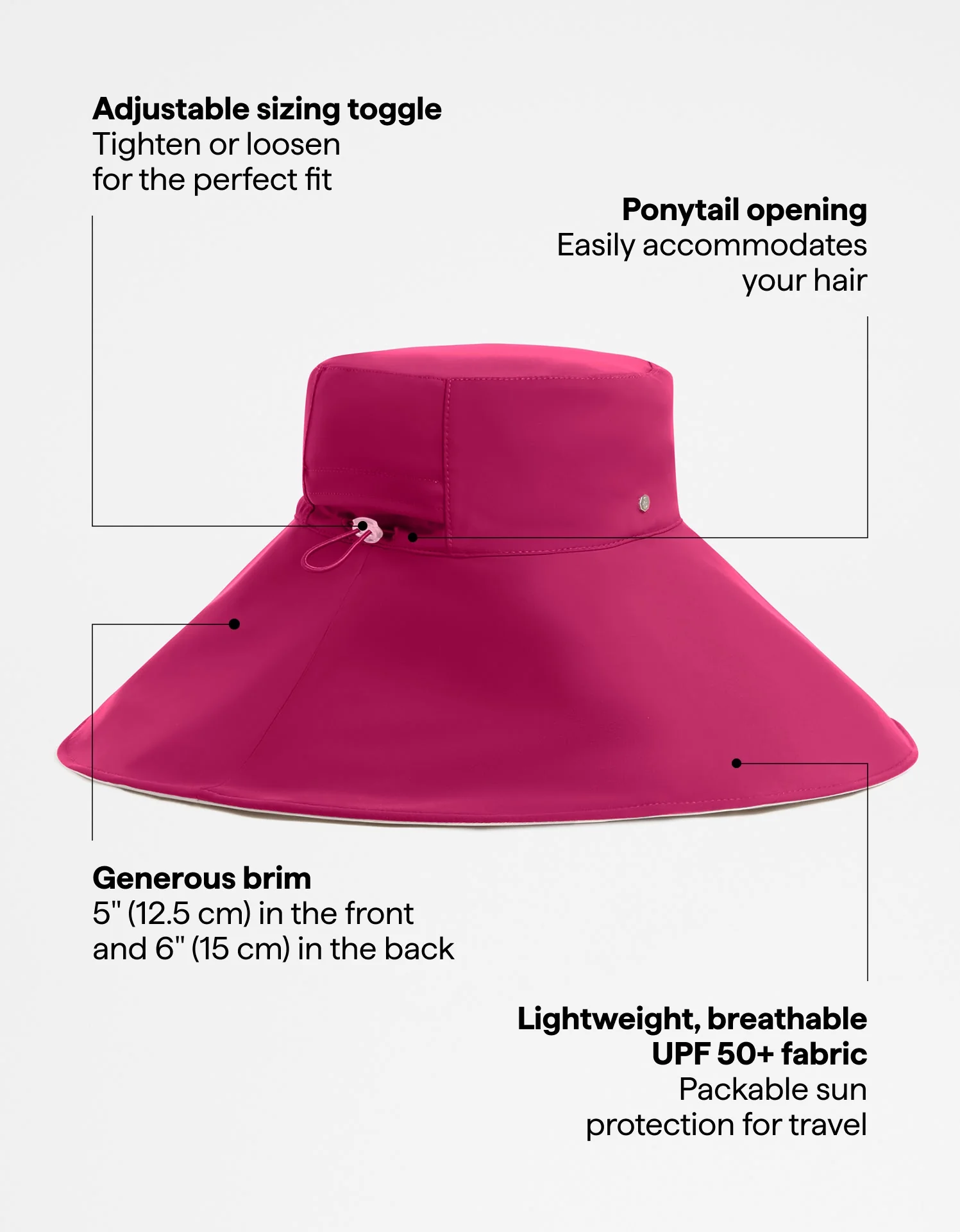 Ultra Wide Brim Hat UPF 50+ - Image 50