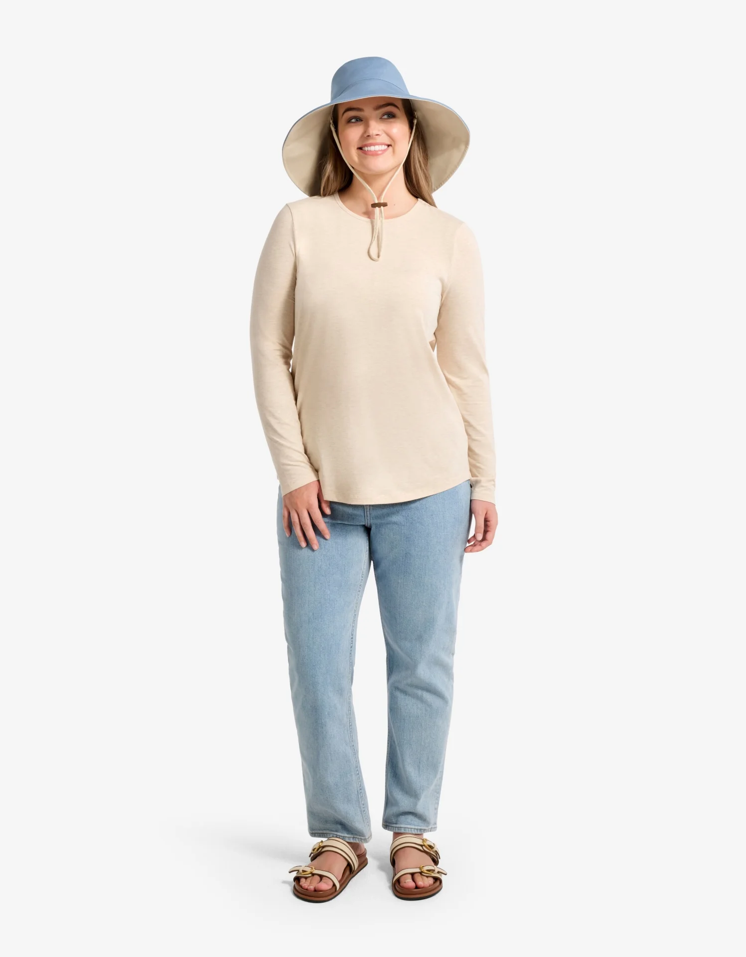 Ultra Wide Cotton Linen Hat UPF 50+ - Image 10