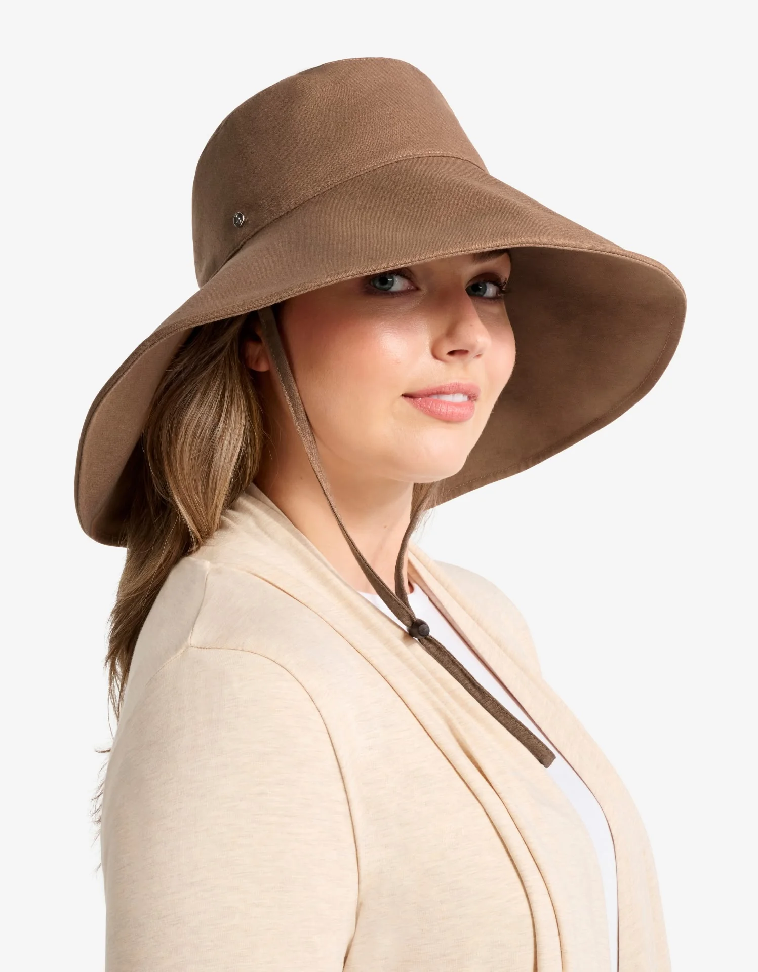 Ultra Wide Cotton Linen Hat UPF 50+ - Image 16
