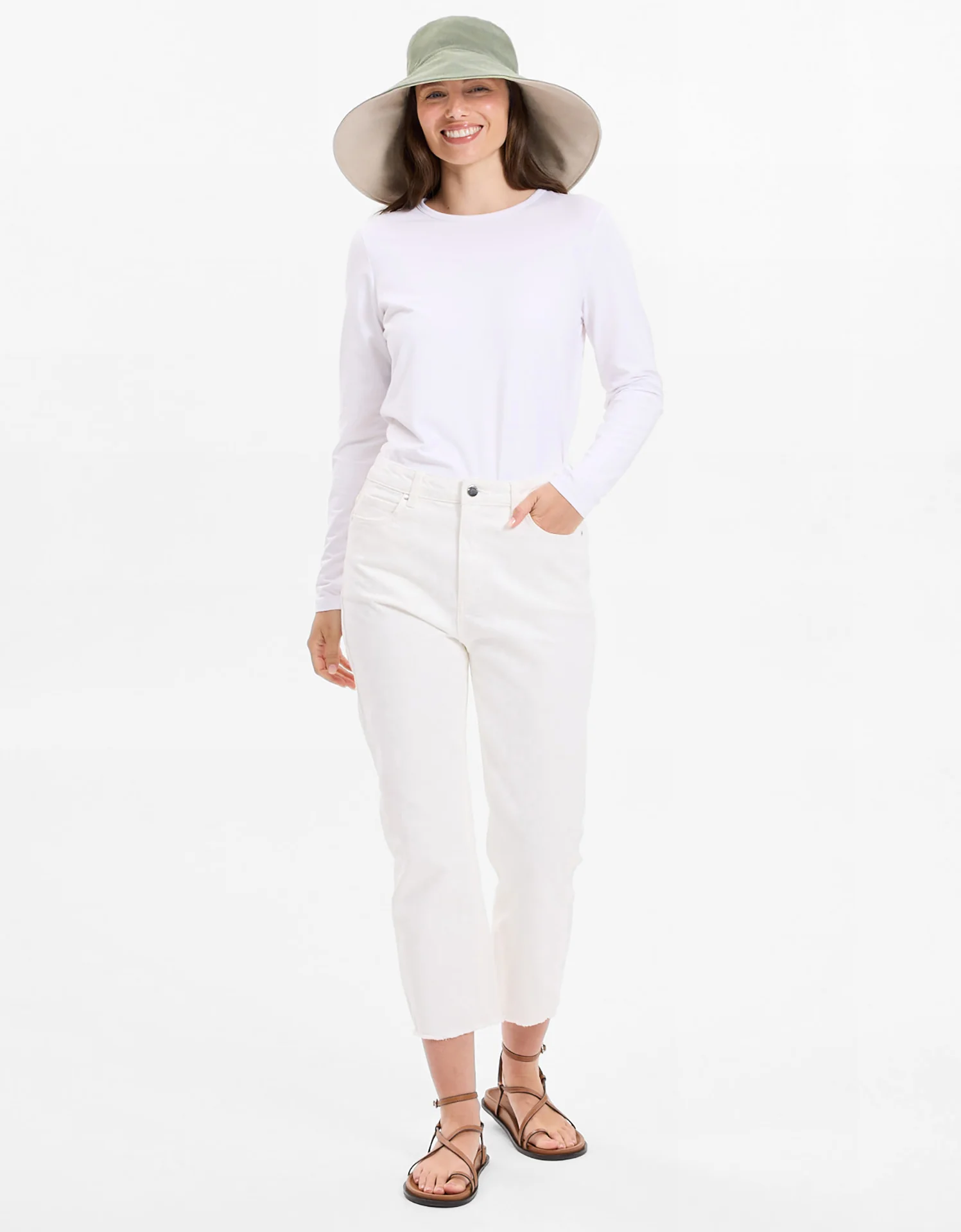 Ultra Wide Cotton Linen Hat UPF 50+ - Image 30