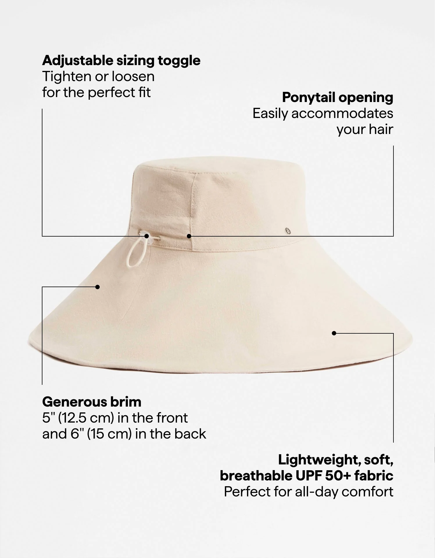 Ultra Wide Cotton Linen Hat UPF 50+ - Image 33