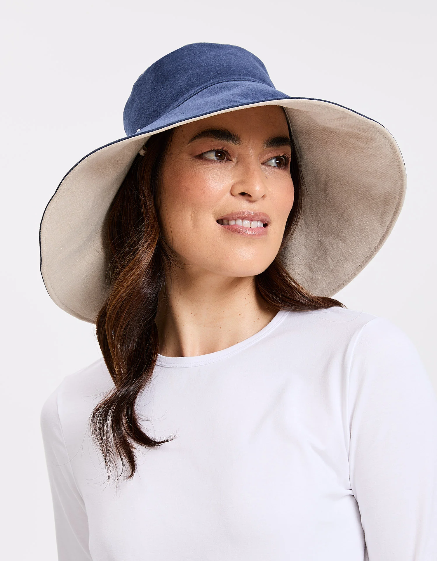Ultra Wide Cotton Linen Hat UPF 50+ - Image 38