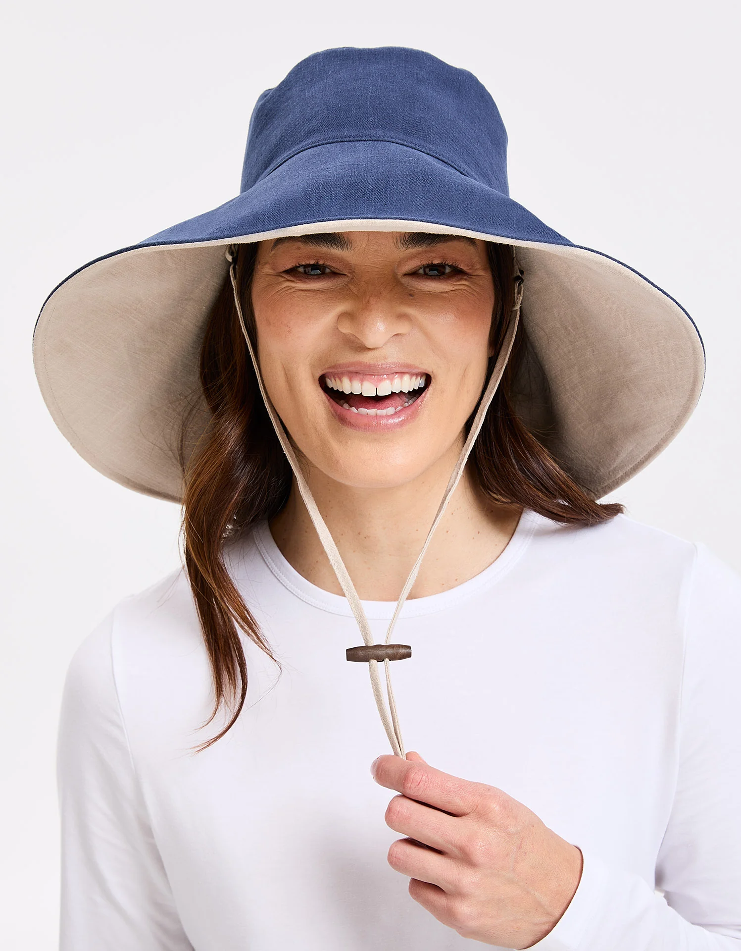 Ultra Wide Cotton Linen Hat UPF 50+ - Image 39