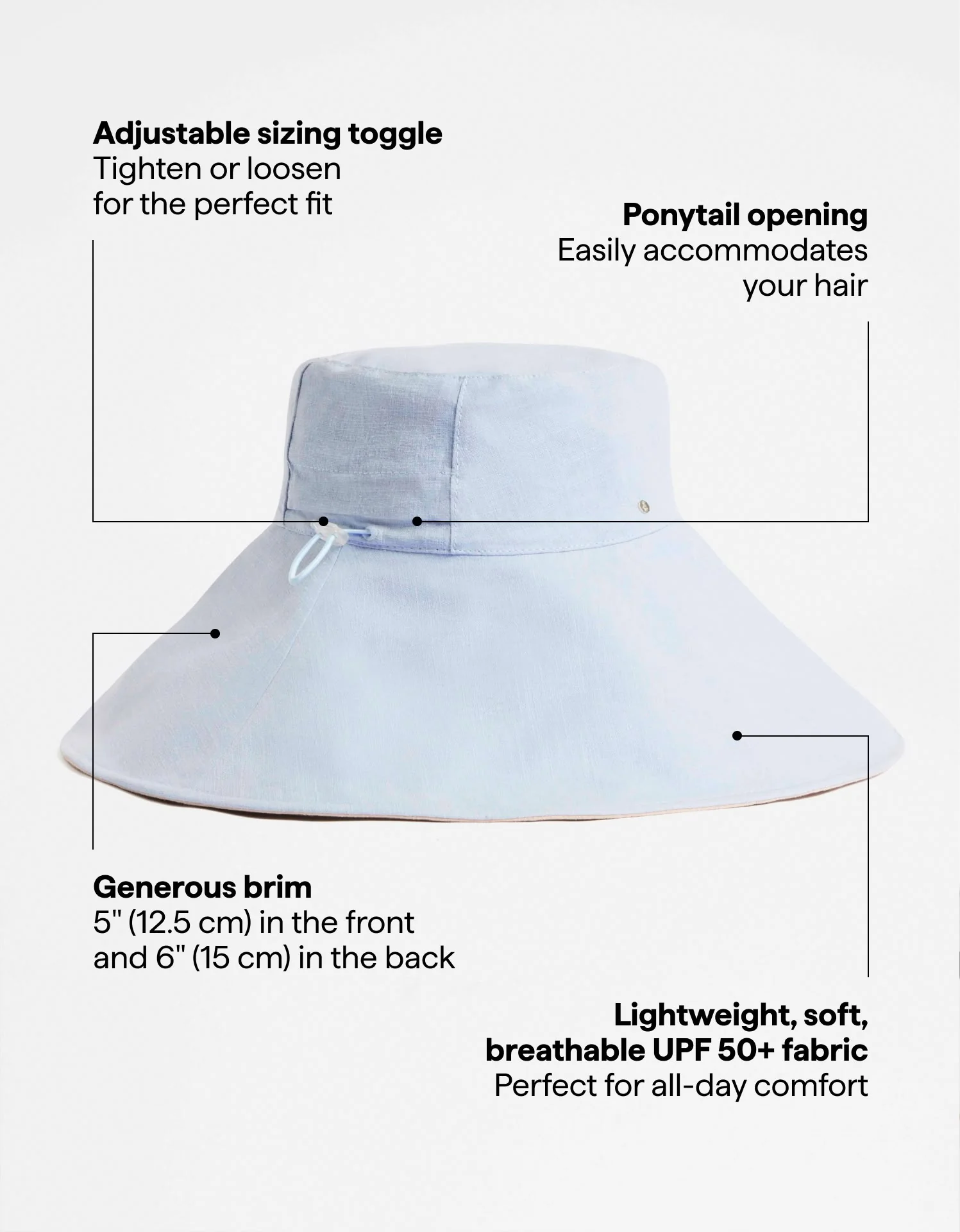 Ultra Wide Cotton Linen Hat UPF 50+ - Image 47