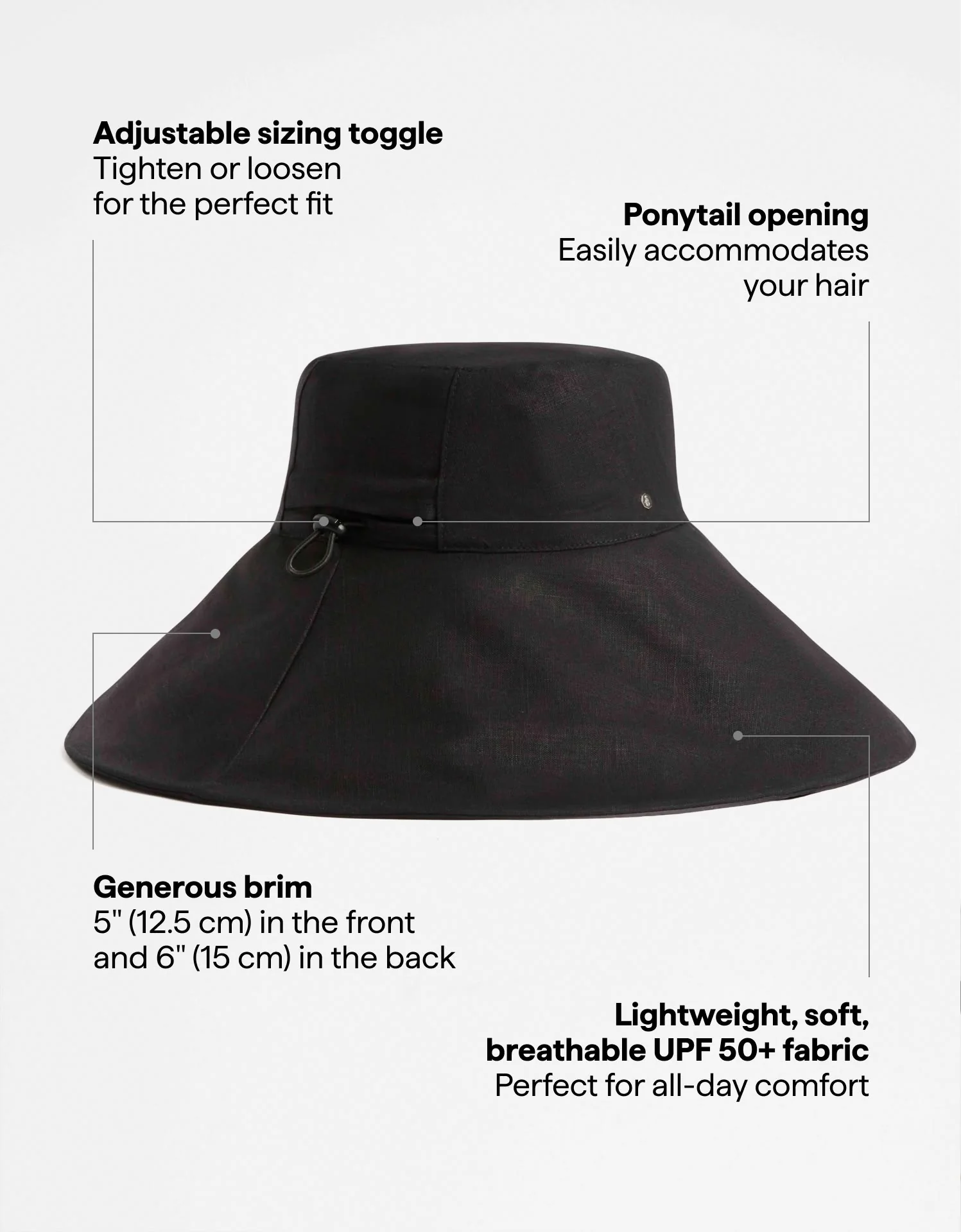 Ultra Wide Cotton Linen Hat UPF 50+ - Image 54