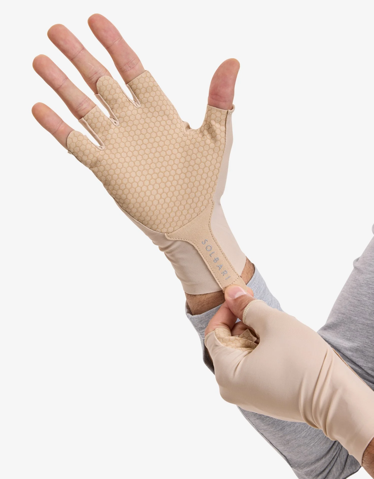 UV Fingerless Sun Gloves UPF 50+ - Image 10