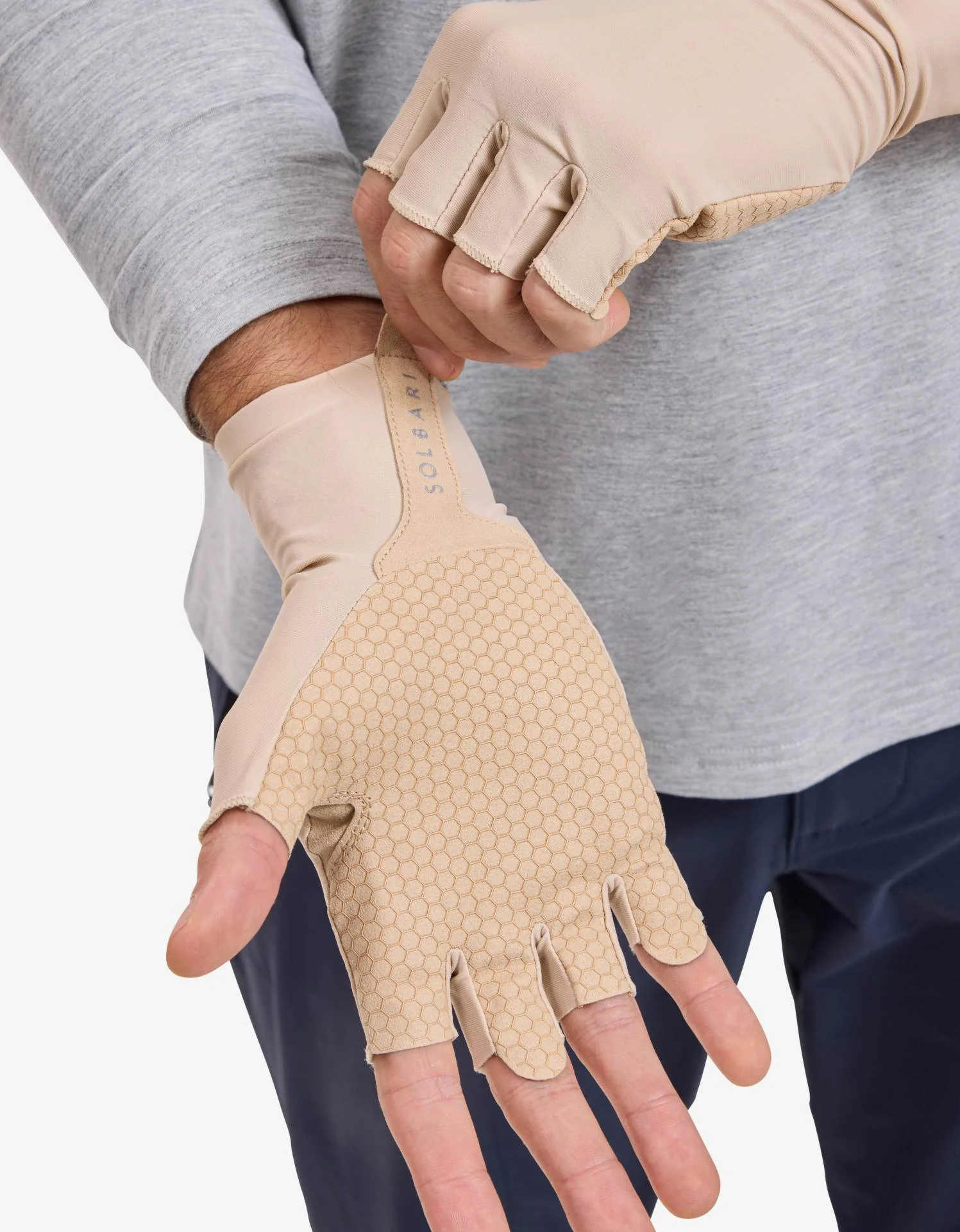 UV Fingerless Sun Gloves UPF 50+ - Image 11