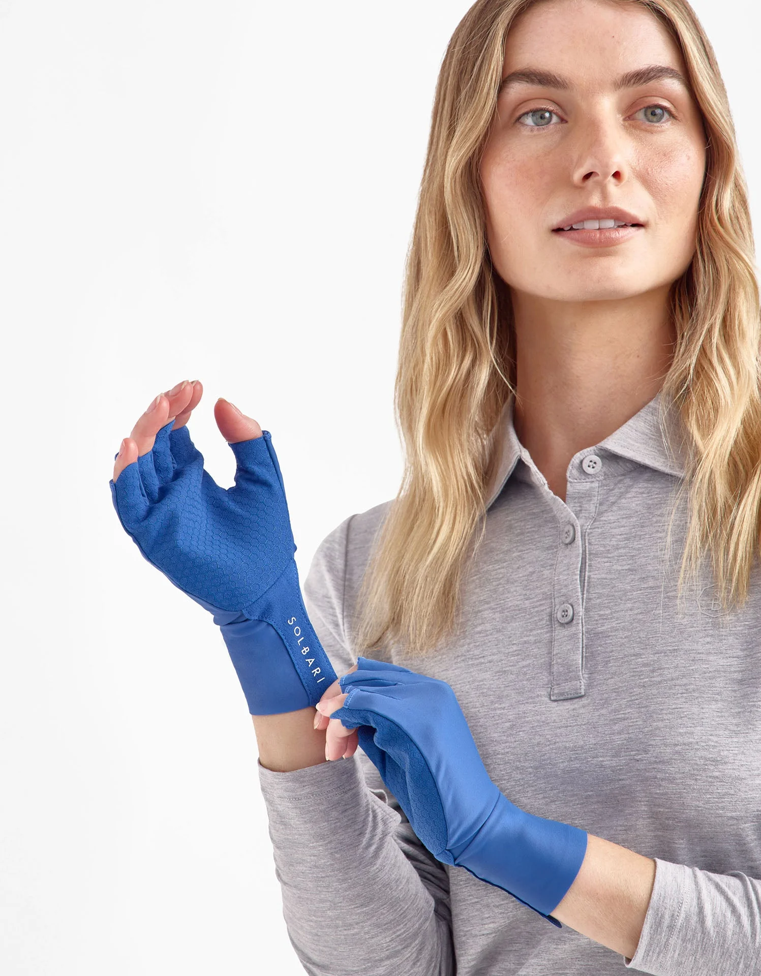 UV Fingerless Sun Gloves UPF 50+ - Image 2
