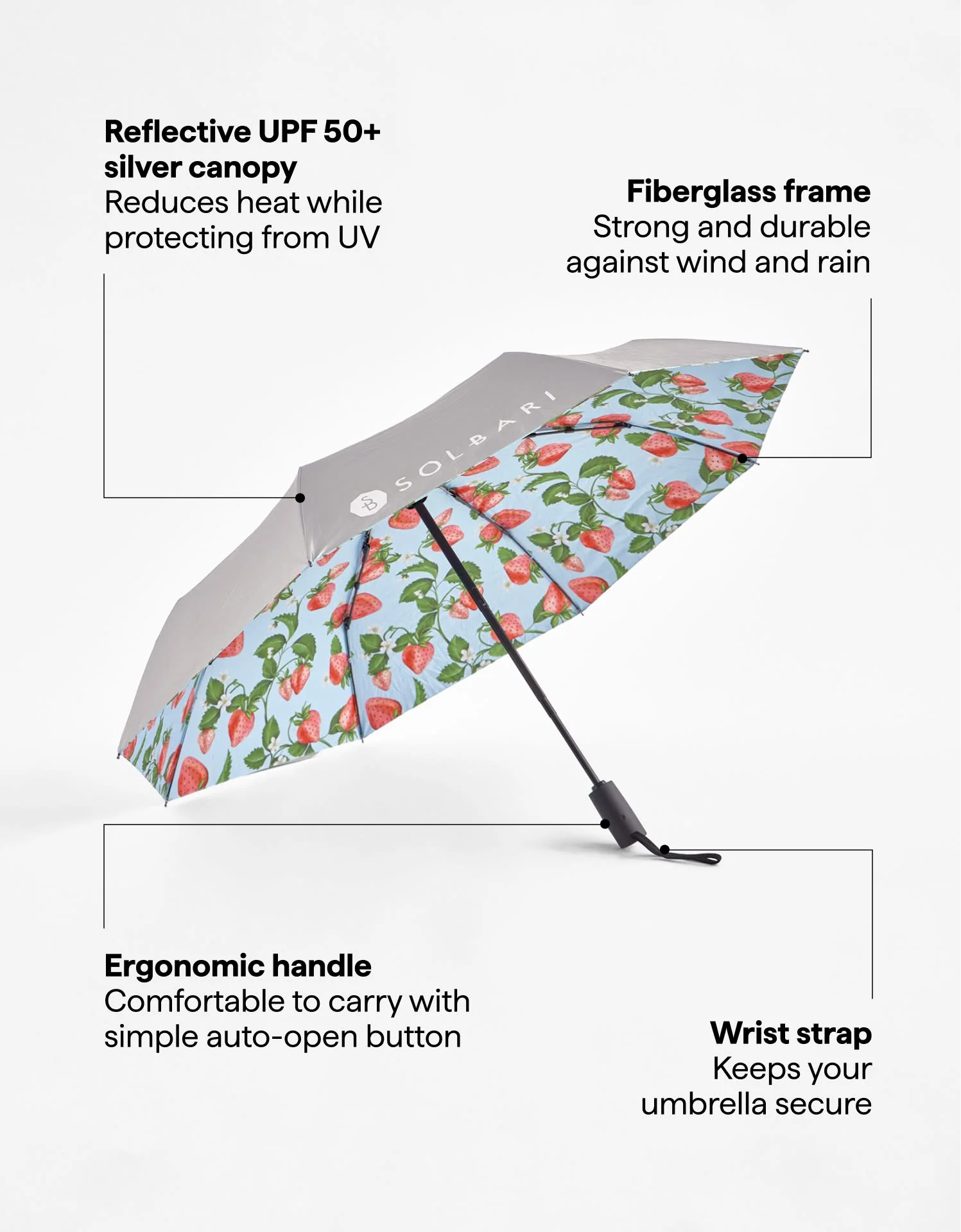 Compact Sun Protective Umbrella UPF 50+ - Image 44