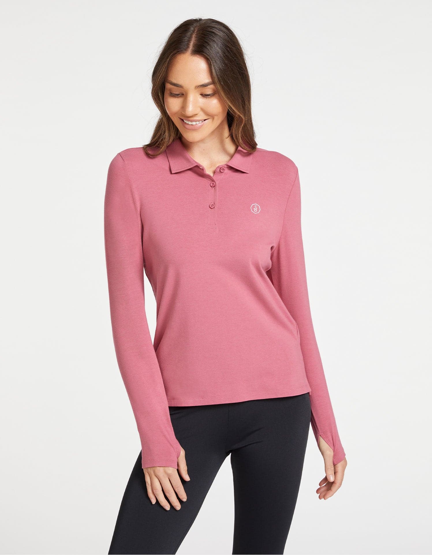 Long Sleeve Polo Shirt UPF 50+ - Image 12