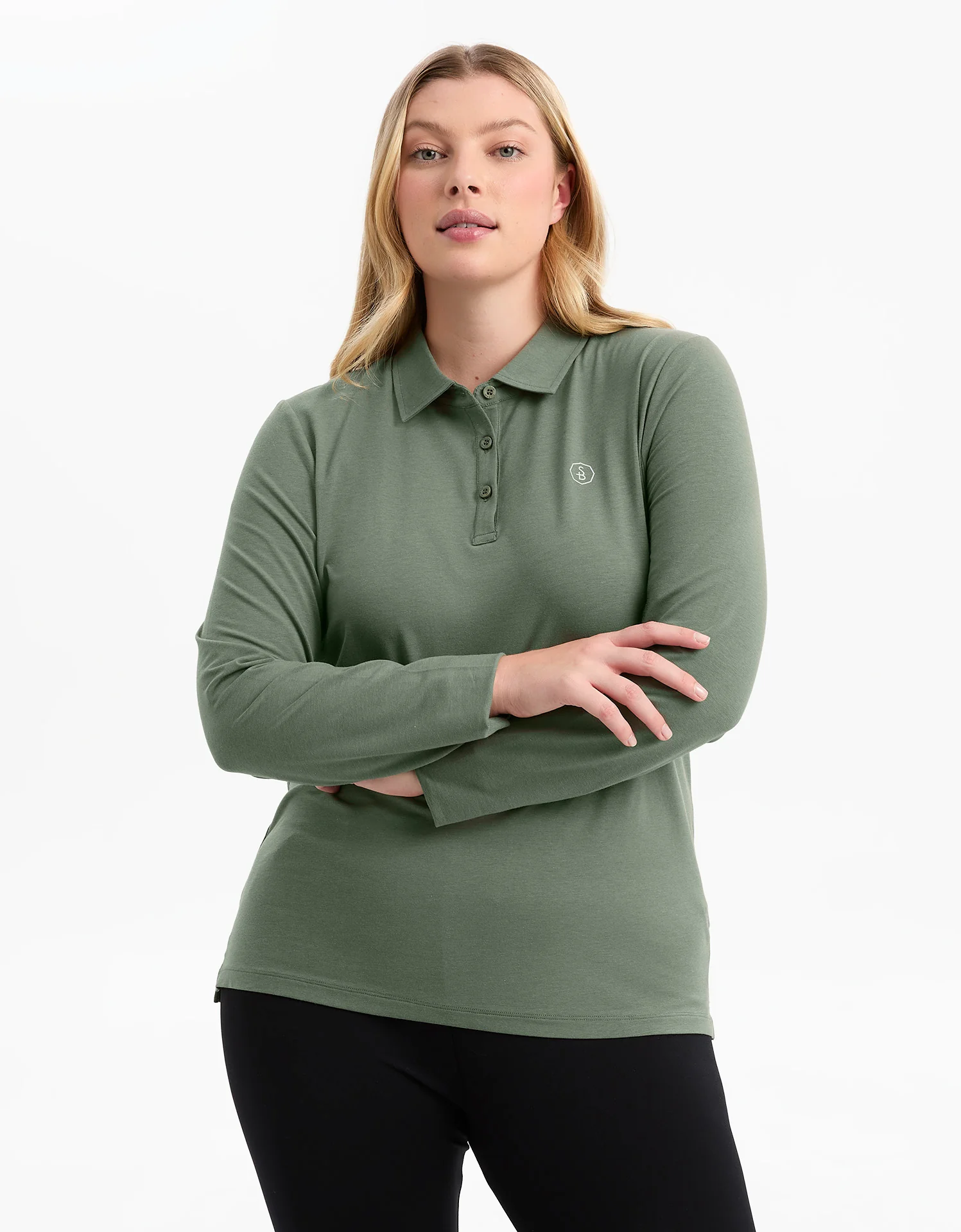 Long Sleeve Polo Shirt UPF 50+ - Image 16